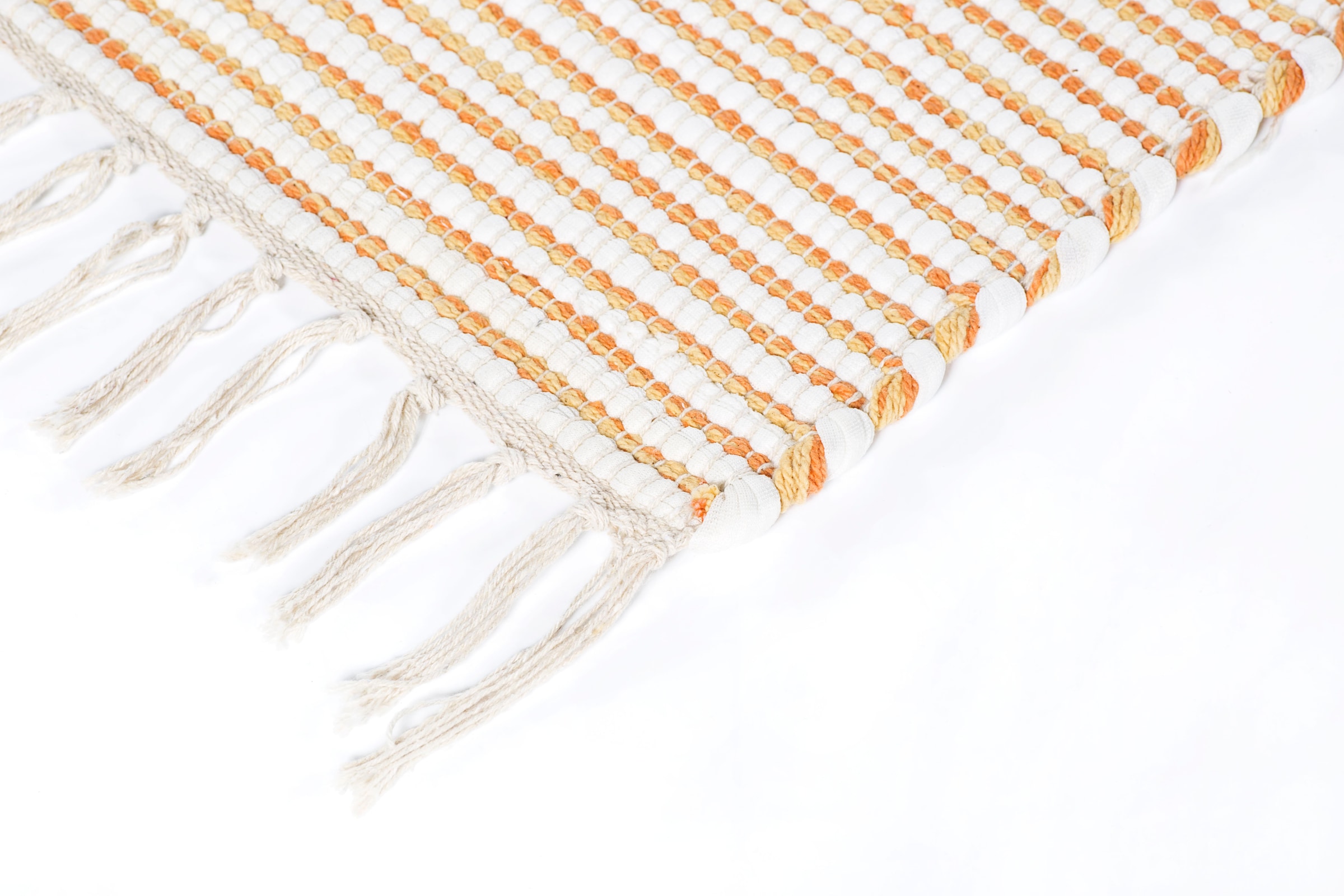 Andiamo Teppich »Milo 1«, rechteckig, BAUR Fransen Baumwolle, mit bestellen Teppich, reine handgewebt, | Flachgewebe, Handweb