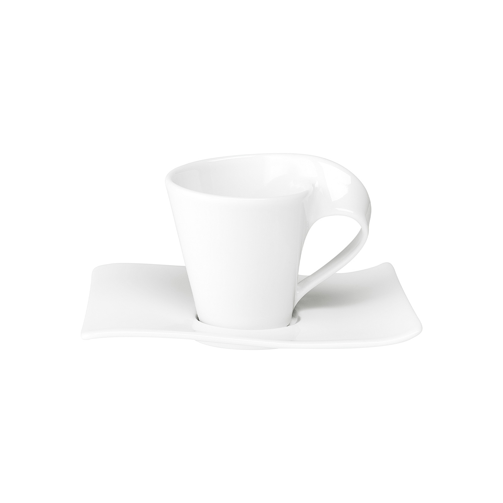 Villeroy & Boch "Kaffeetasse mit Untertasse NewWave 200 ml weiß"