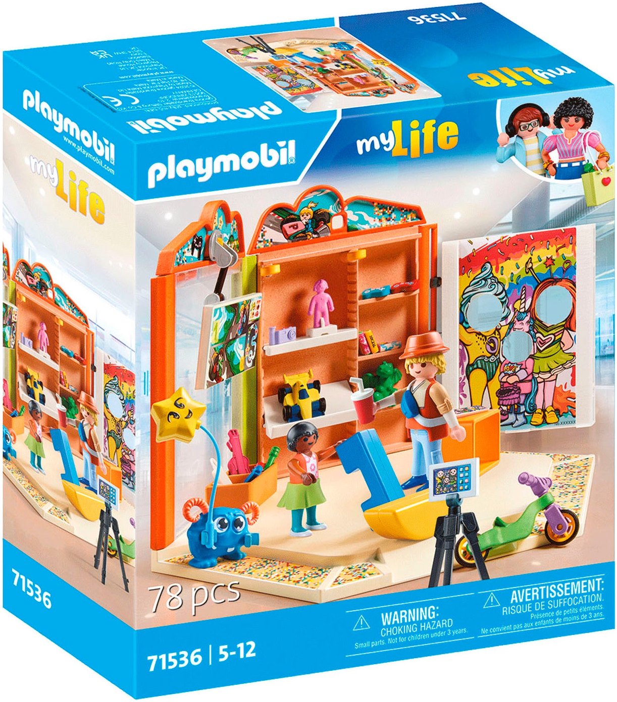 Playmobil® Konstruktions-Spielset »Spielwarenladen (71536), My Life«, (78 St.), Made in Europe