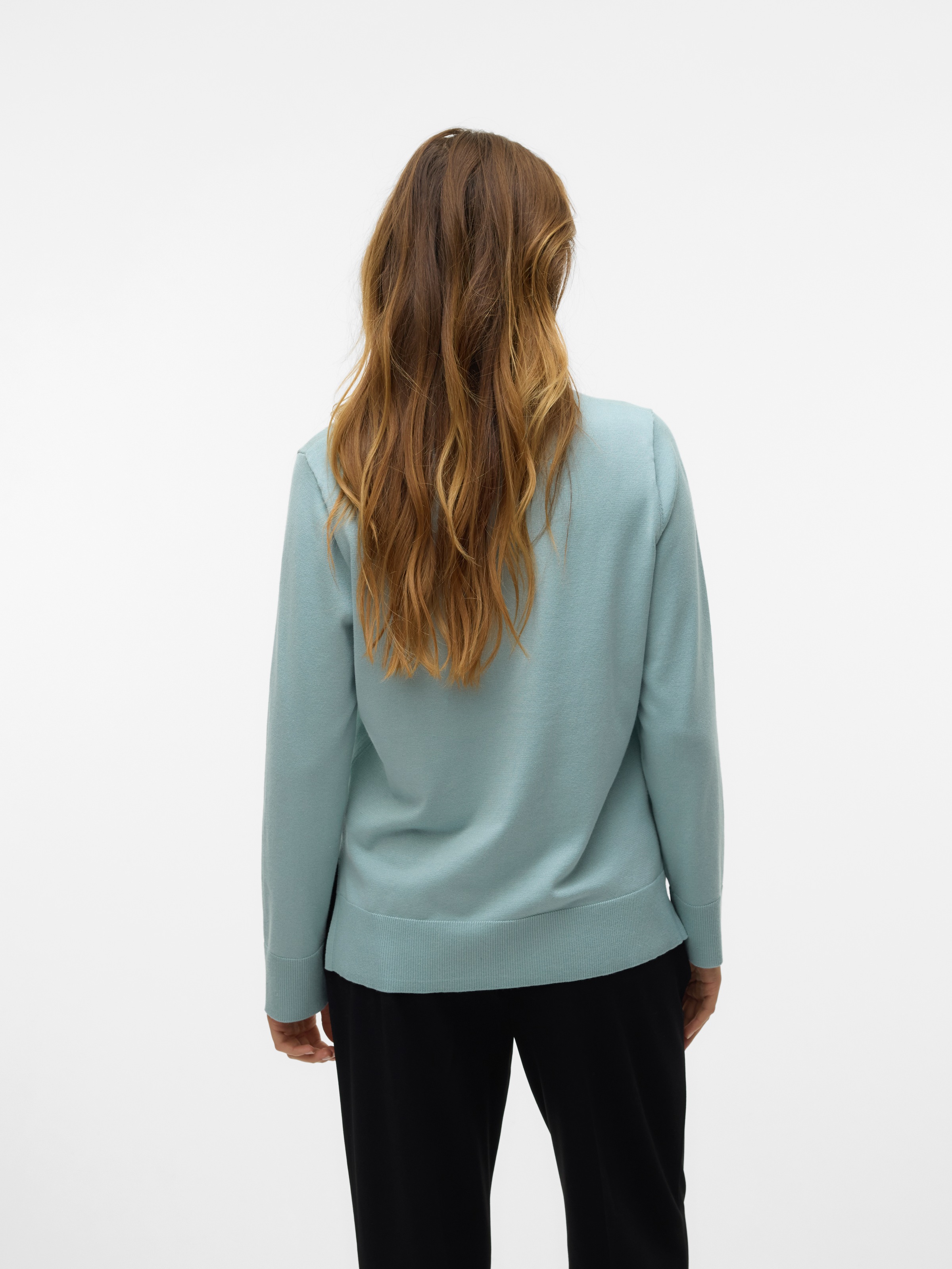 Thumbnail - Vero Moda Strickpullover "VMSILJE LS V-NECK PULLOVER GA NOOS"