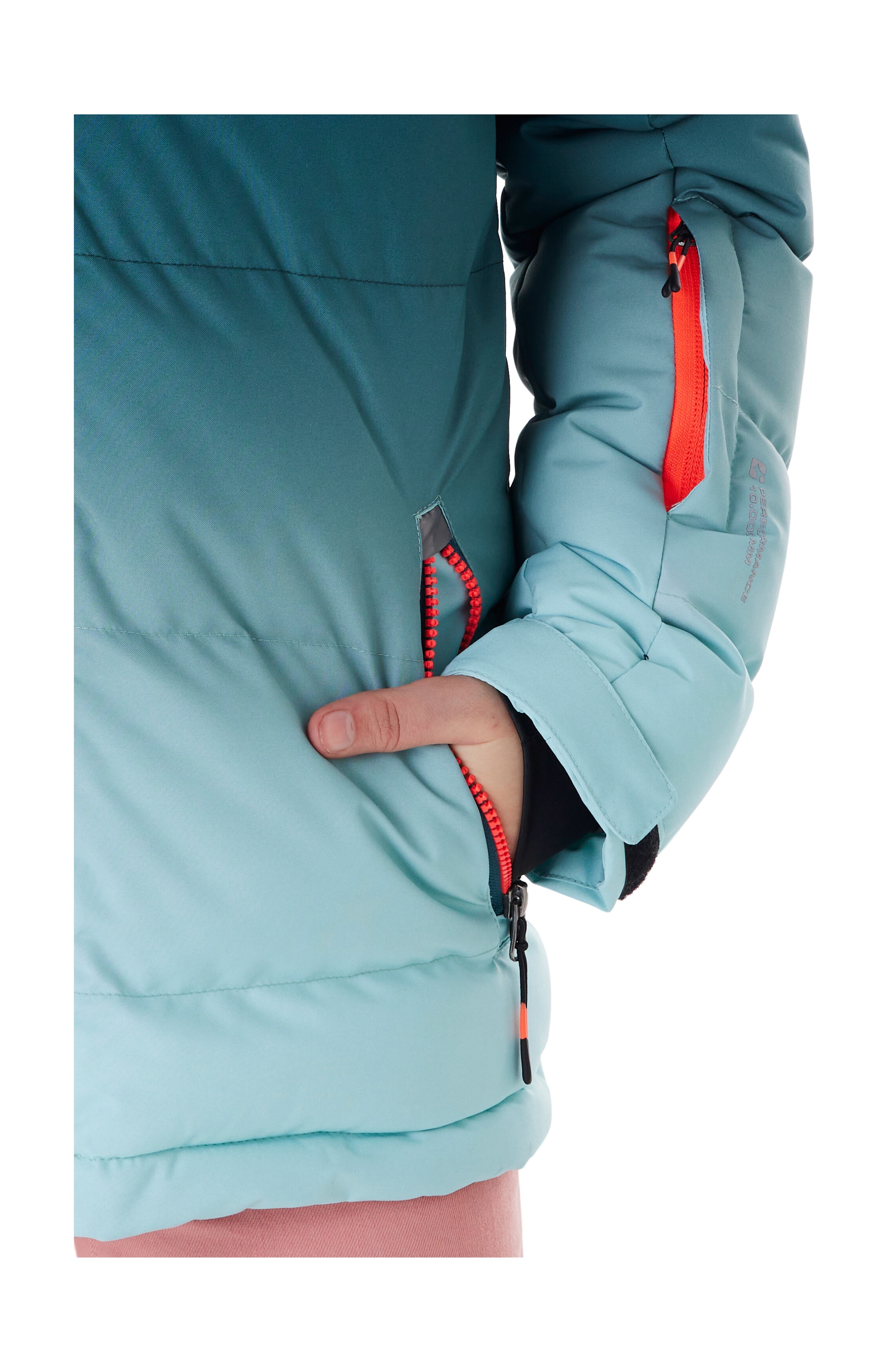 Killtec Skijacke »KSW 330 GRLS SKI QLTD JCKT«, Wasserabweisende Winterjacke, atmungsaktiv, verstellbare Kapuze