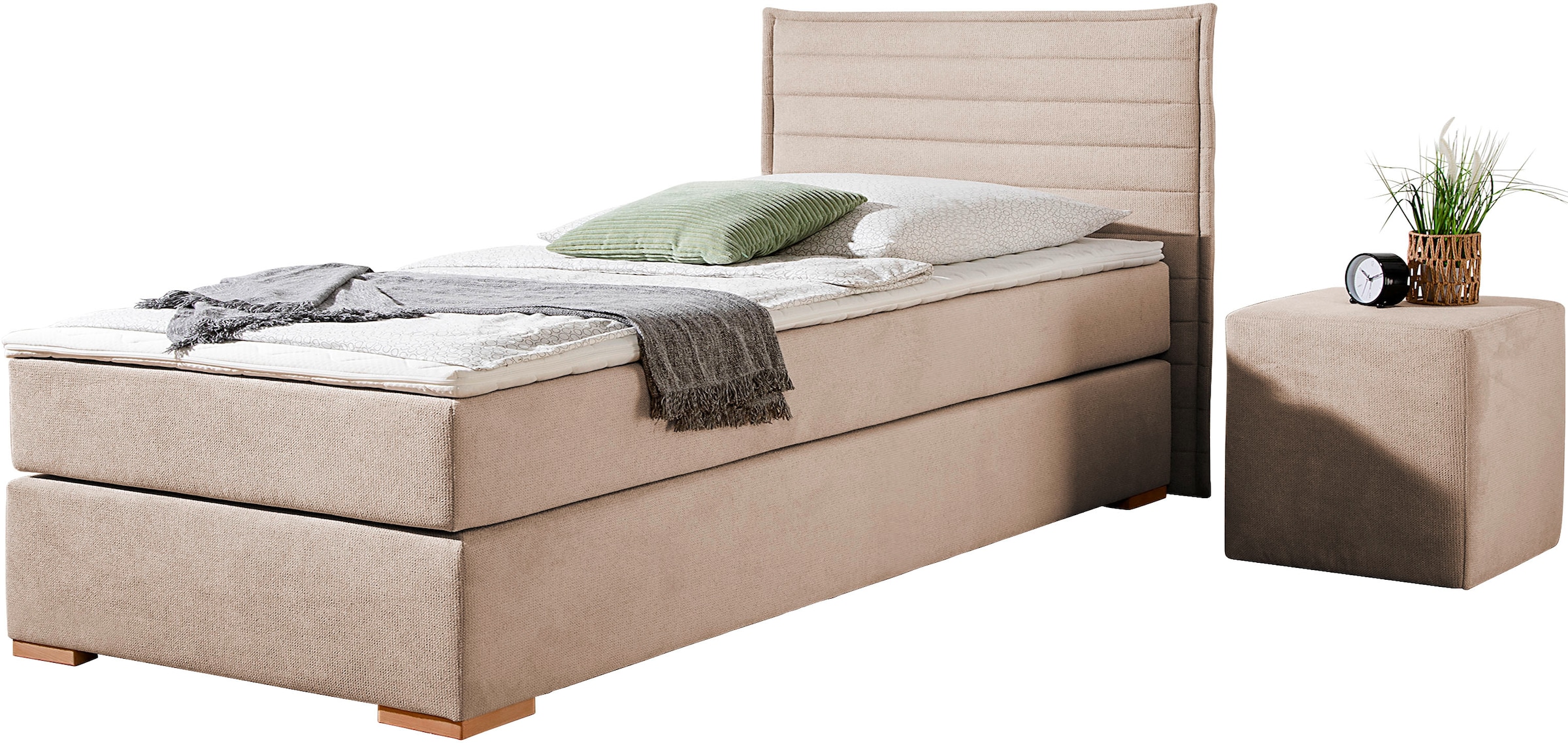 Home affaire Boxspringbett »"Östermoor"«, in H2, H3 oder H4 erhältlich