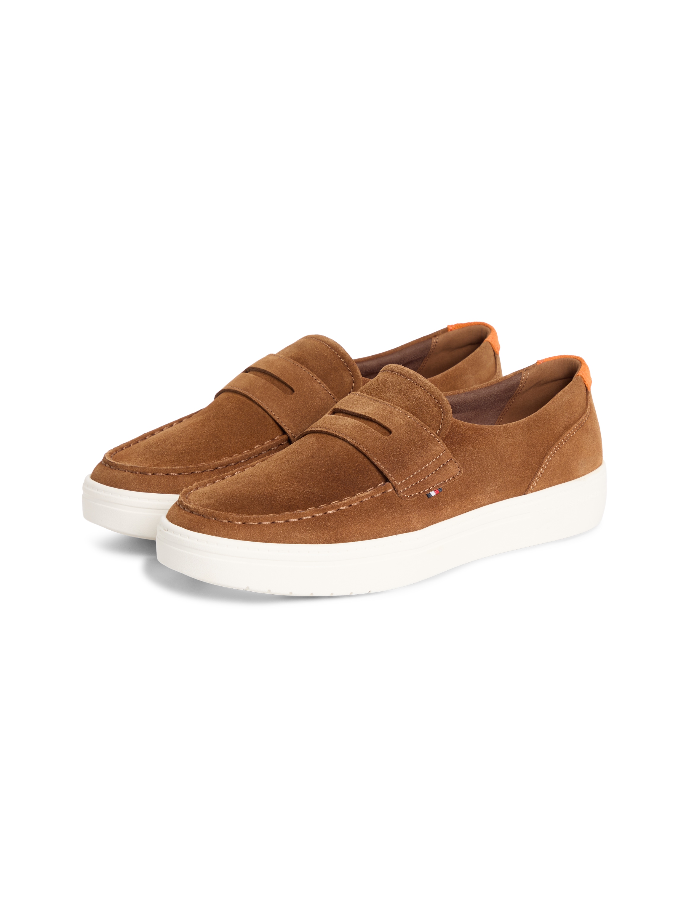 Tommy Hilfiger "MODERN LIGHT HYBRID SUEDE LOAFER" Businessschuh, Slipper, Schlüpfschuh, mit modischem Zierriegel