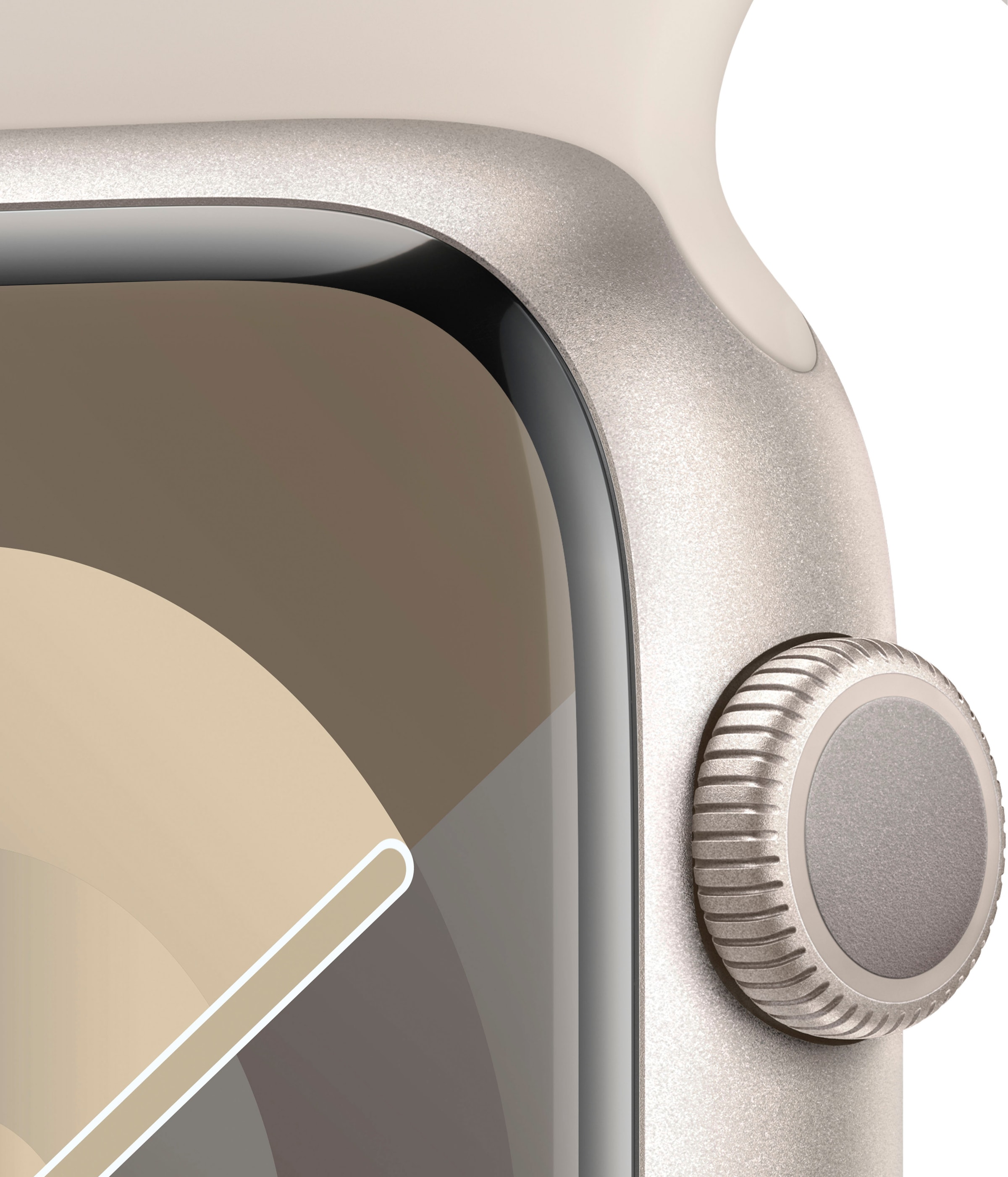 Apple Smartwatch »Watch Series 9 10) OS BAUR GPS Aluminium | M/L«, 45mm (Watch