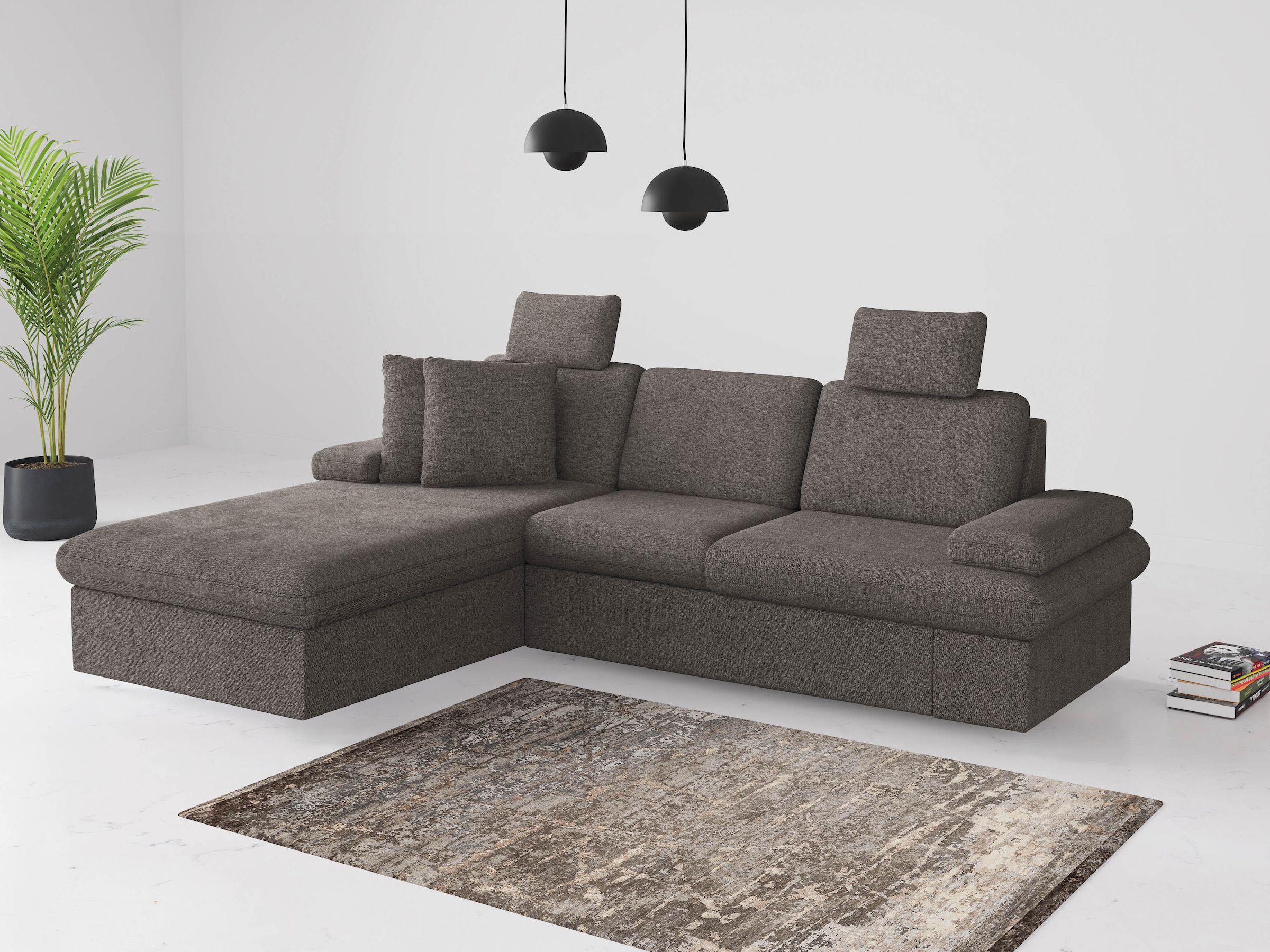 sit&more Ecksofa "Moreno", mit Armteilverstellung,wahlweise mit Bettfunktio günstig online kaufen