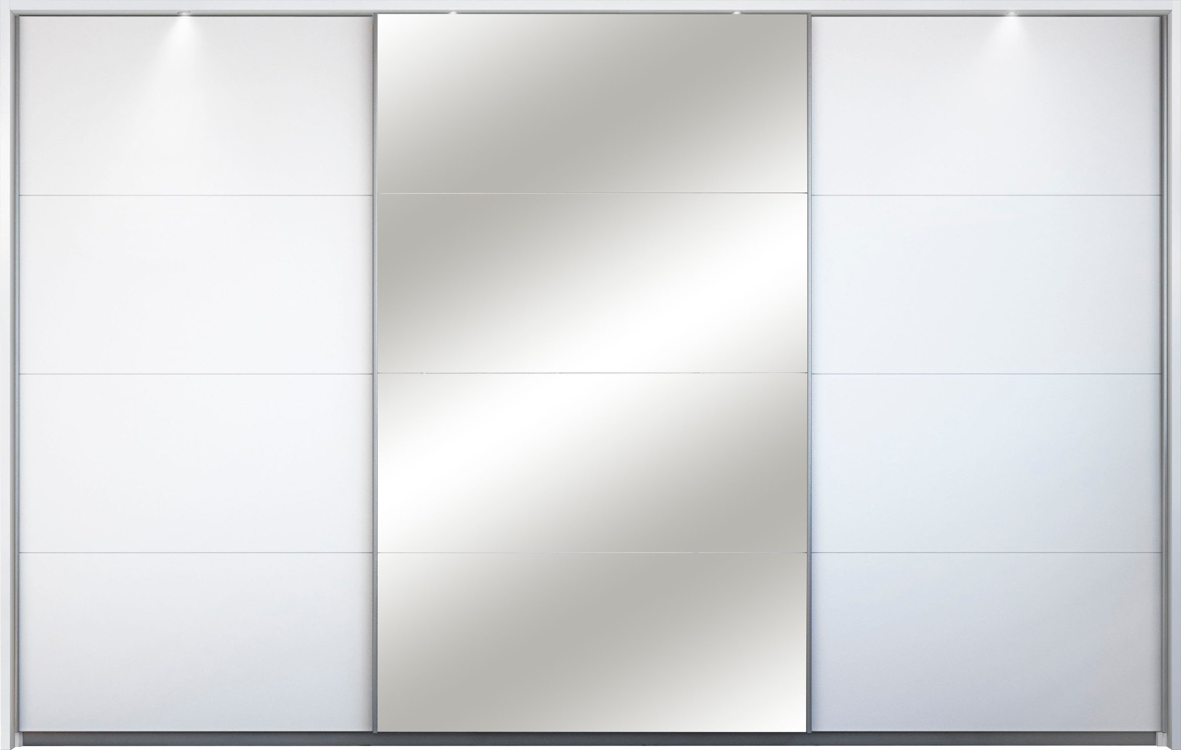 Thumbnail - rauch Schwebetürenschrank "Kleiderschrank Schrank Garderobe Wäscheschrank TOMA mit Passepartout", inkl. Regaleinsatz sow...