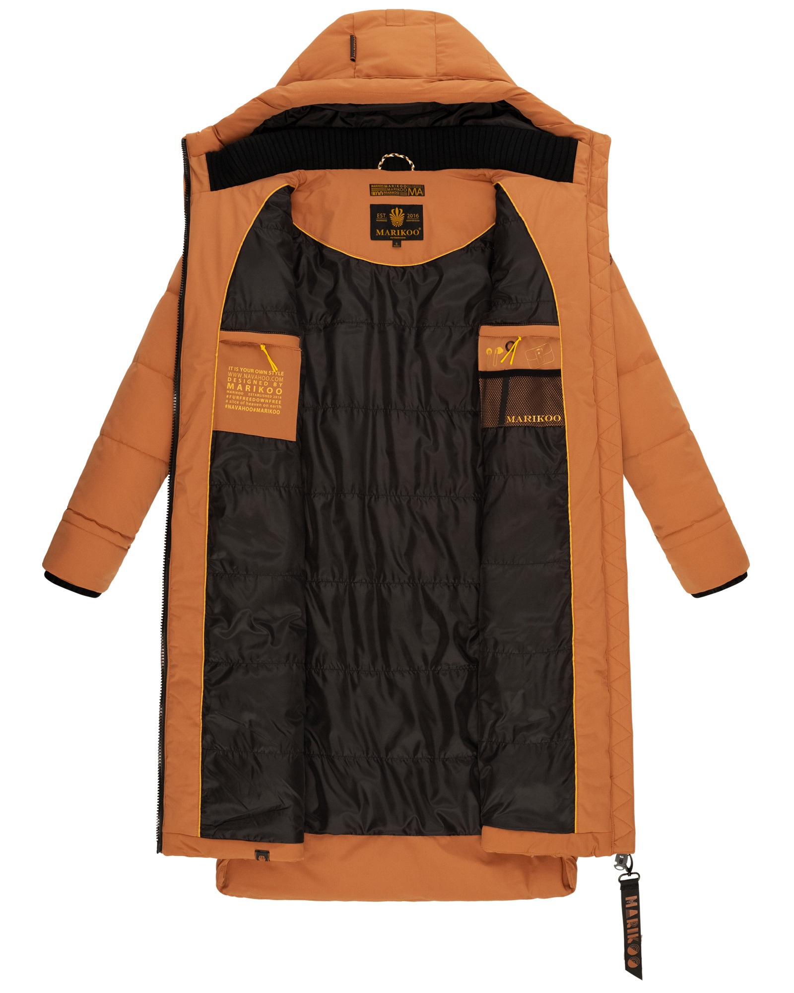| BAUR Marikoo kaufen Mantel für langer gesteppt Winter Winterjacke »Benikoo«,