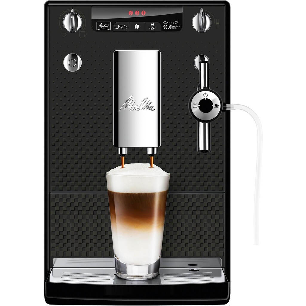 Melitta Kaffeevollautomat »Solo® & Perfect Milk Deluxe E957-305, Inox«