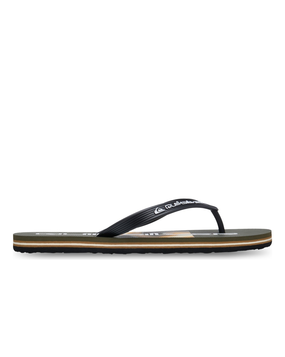 Sandale QUIKSILVER "Molokai Stripe", Herren, Gr. 12(45), grape leaf holmes, Obermaterial:Obermaterial: 100% Synthetik, Futter: 100% Synthetik, Laufsohle: 100% Schwammgummi;, Schuhe Sandale