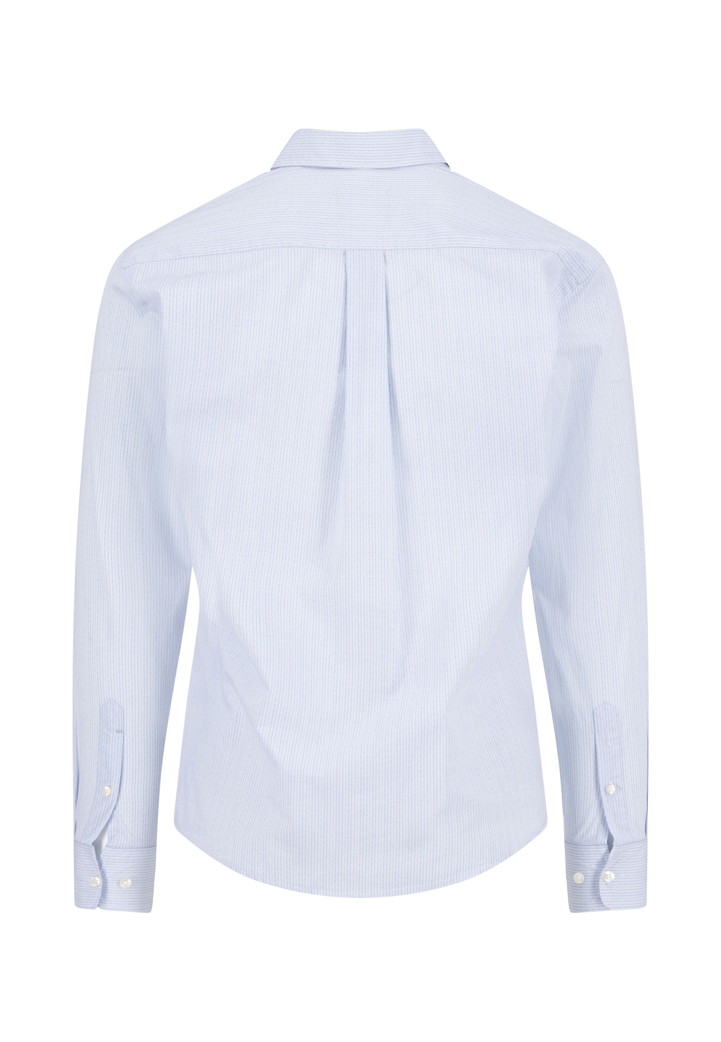 FYNCH-HATTON Langarmhemd normale Passform, Struktur-Print, mit Brusttasche