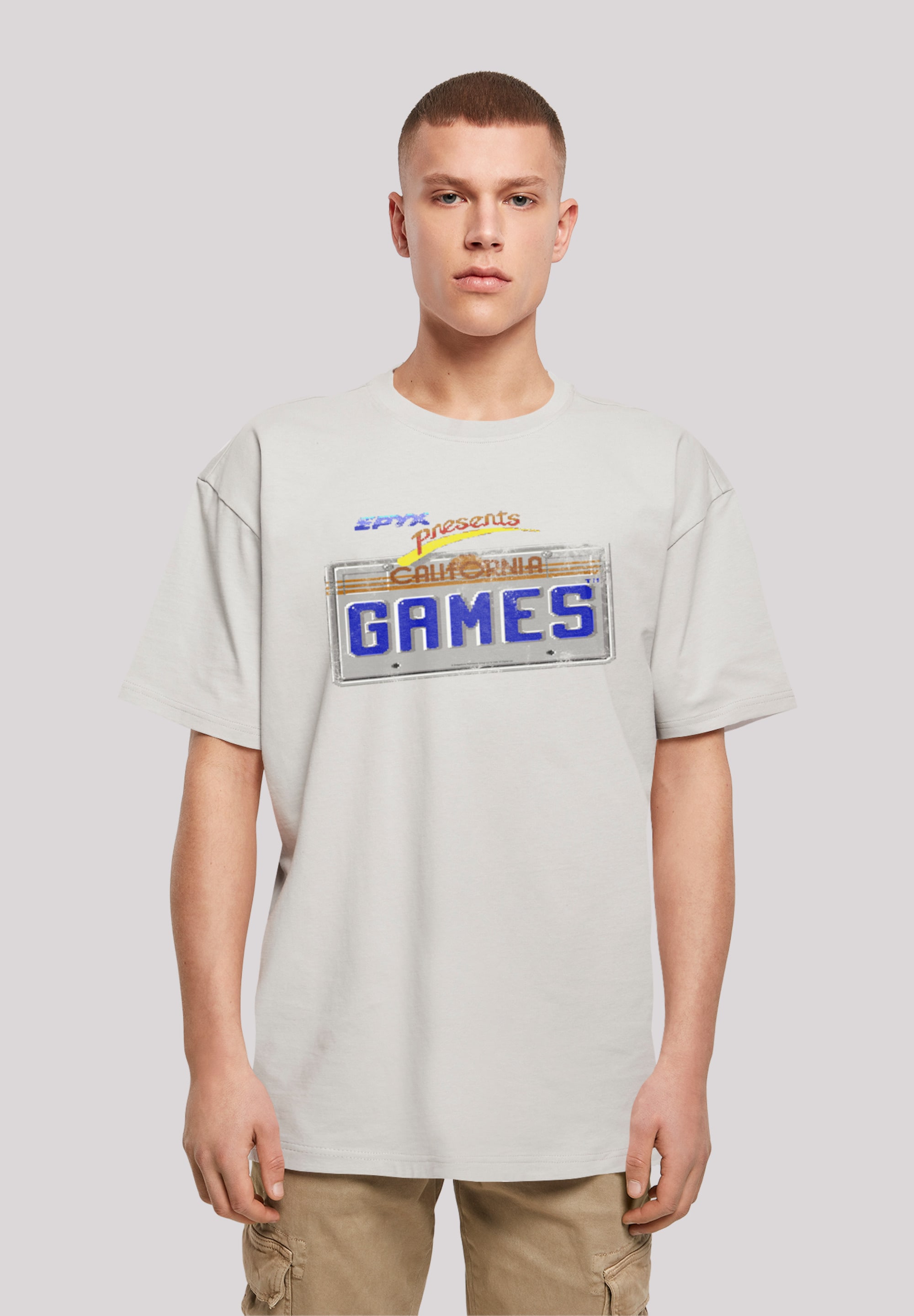 F4NT4STIC T-Shirt "California Games Plate", Print