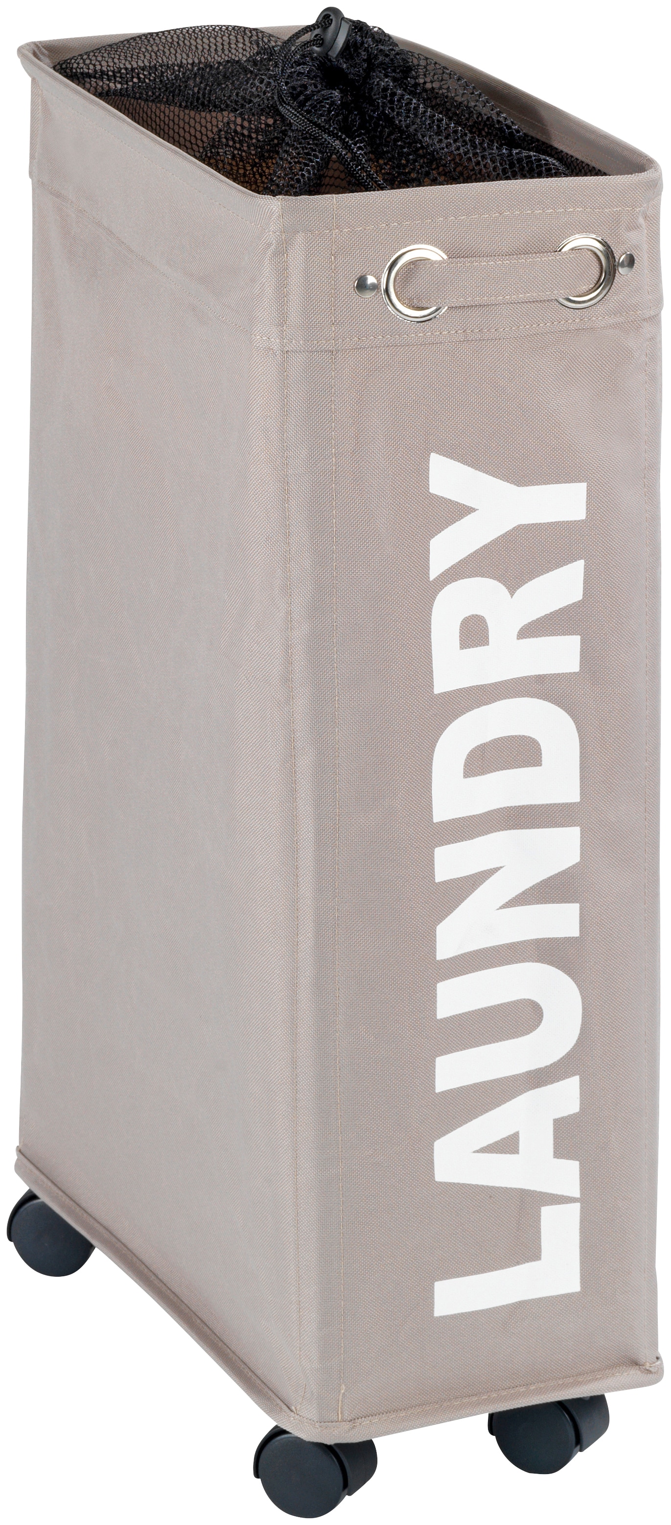 WENKO Wäschesortierer "Corno" Mit vier leichtgängigen Rollen günstig online kaufen