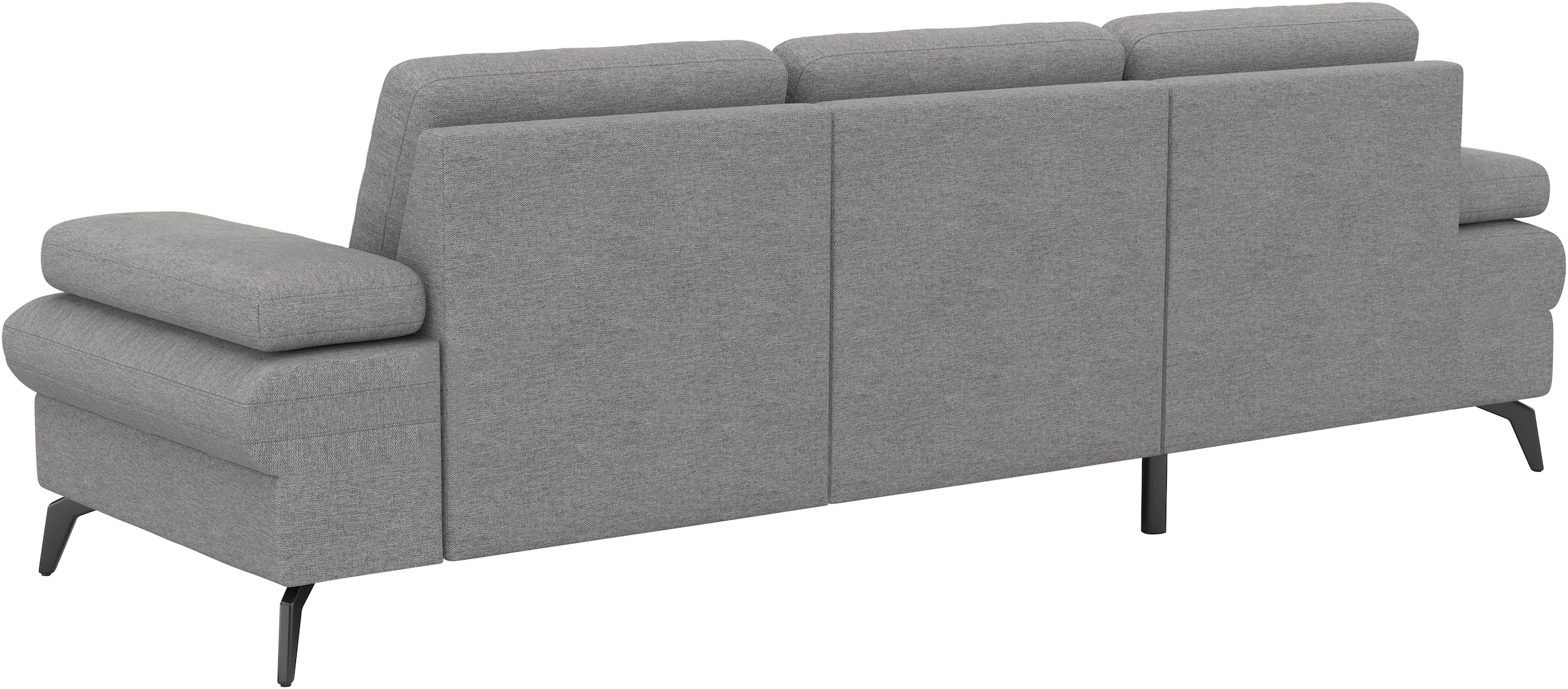 sit&more Ecksofa »Morris Jubi L-Form«, inkl. Armteilfunktion und 1 Zierkissen, wahlweise mit Bettfunktion