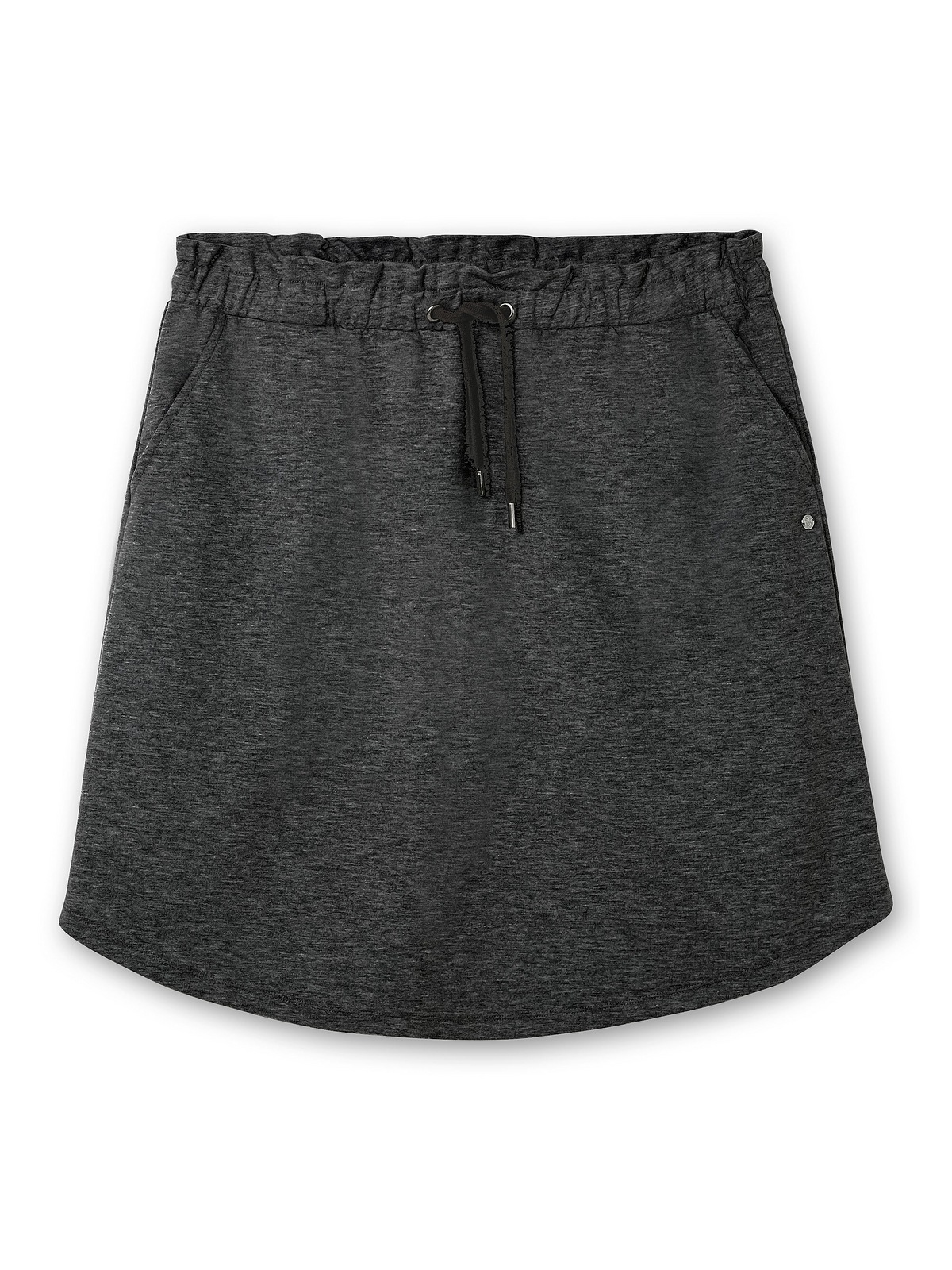 Sheego Jerseyrock »Große Größen«, mit hohem Bund und seitlichen Taschen  online kaufen | BAUR