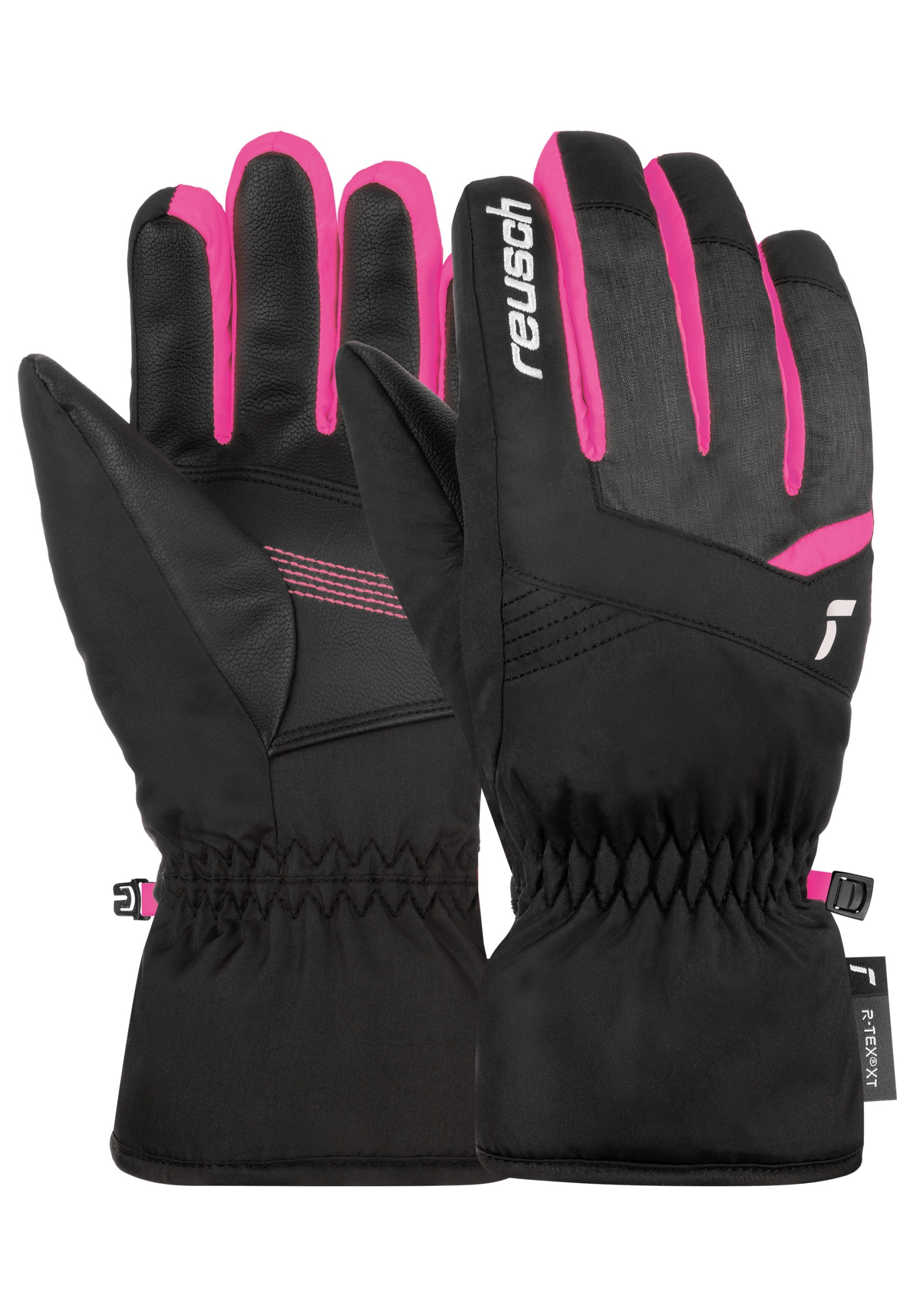 REUSCH Kinder Skihandschuhe "Bennet R-TEX XT Junior", pink, Gr. 5, mehrfarbig, 94% Polyester, 6% Polyurethan, Handschuhe, mit wasser- und winddichter