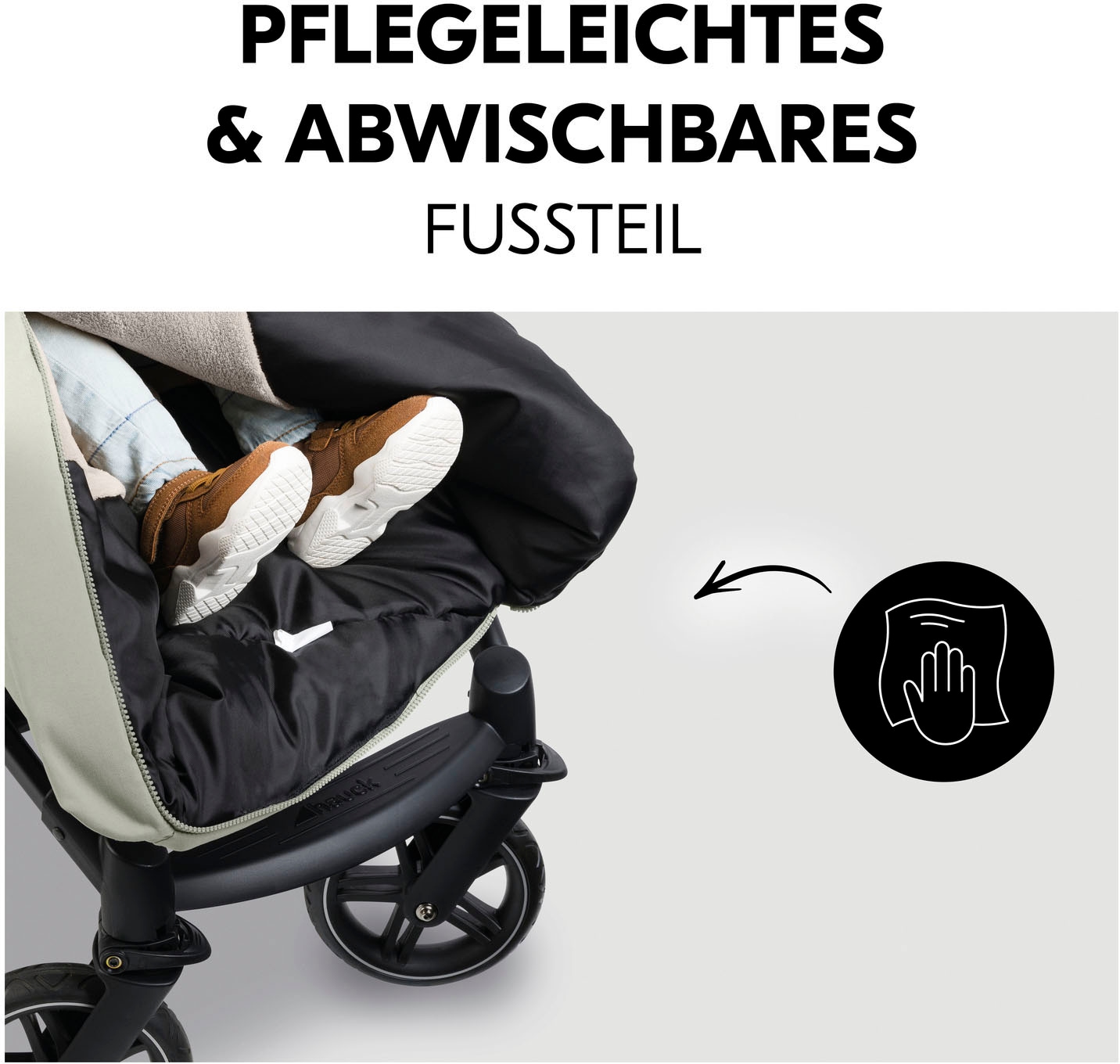 Hauck Fußsack »Pushchair Footmuff, Simba olive«