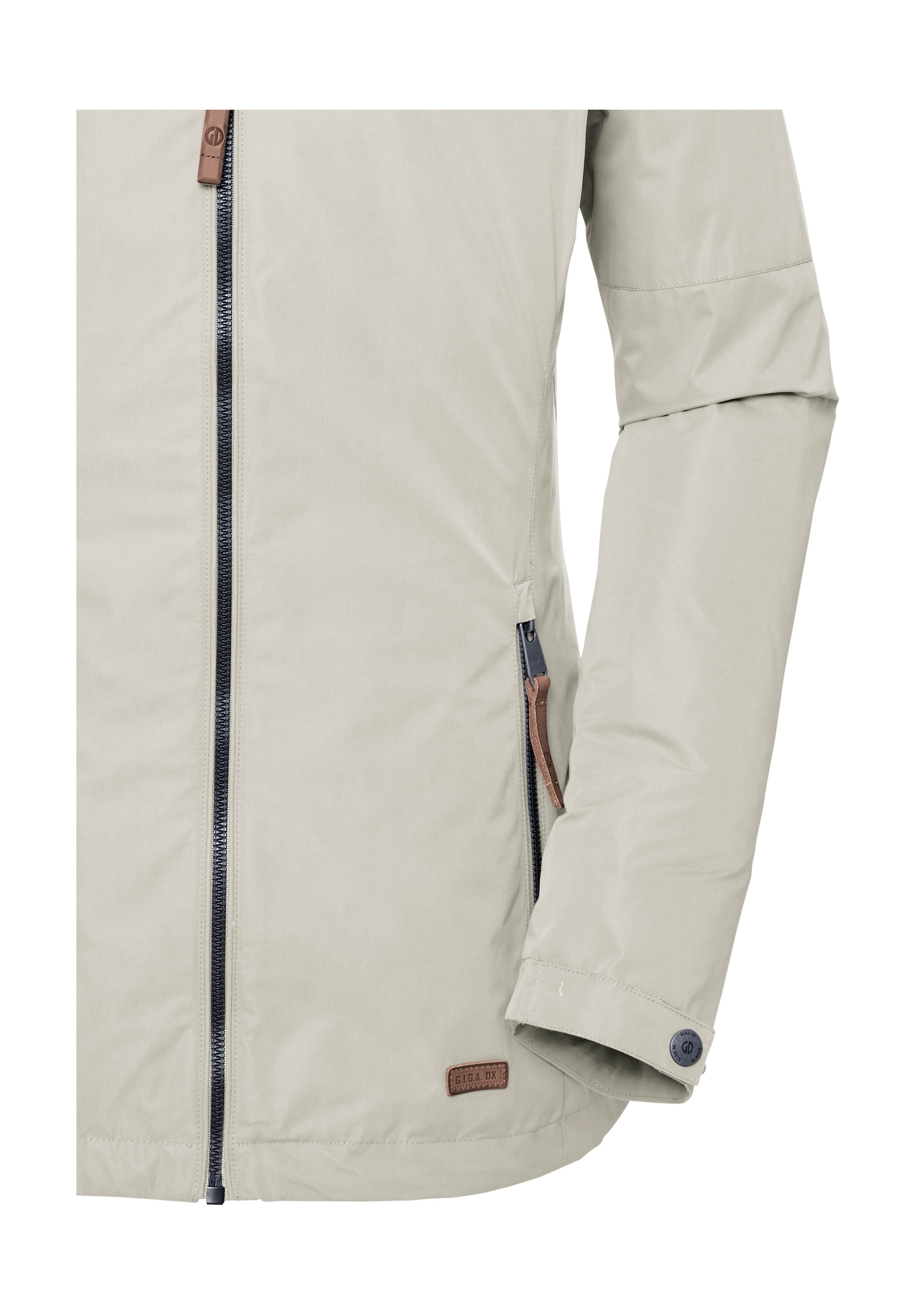 G.I.G.A. DX by killtec Funktionsjacke »GS 18 WMN JCKT«, Wasserabweisende Jacke mit Kapuze, Kinnschutz und viel Stauraum