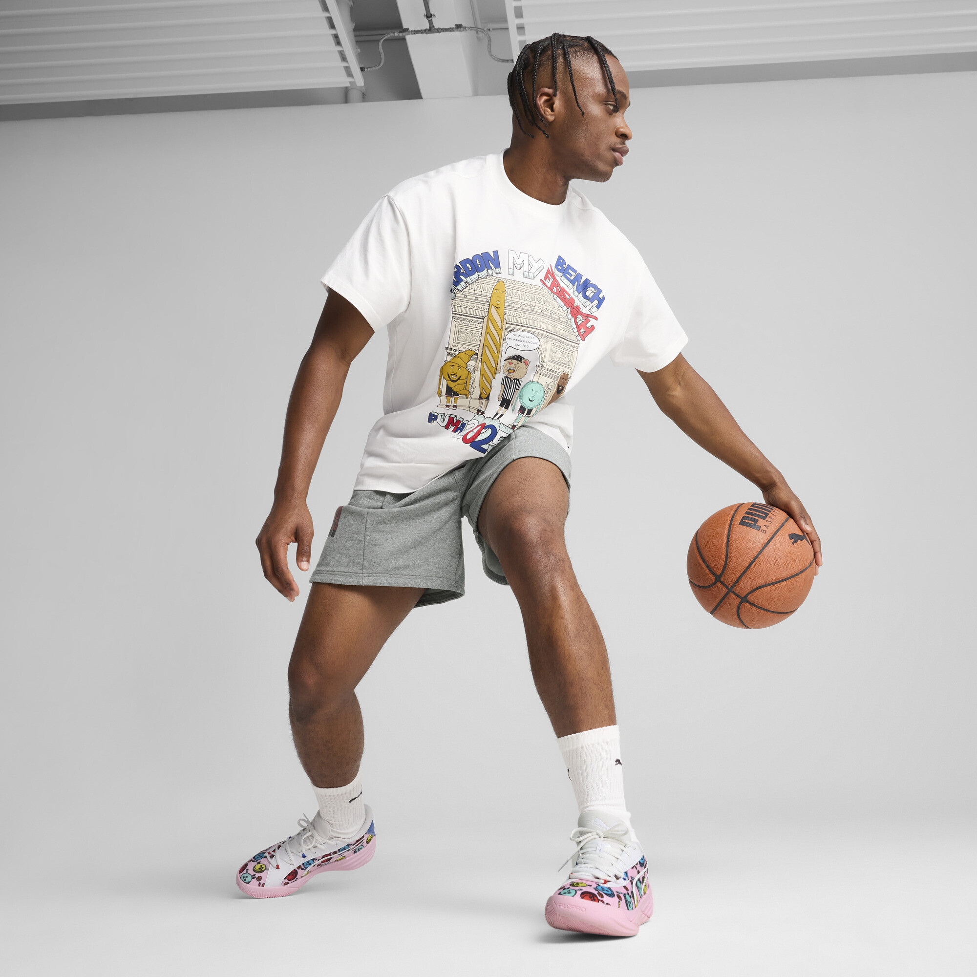 PUMA Trainingsshirt »Paris Pardon My French T-Shirt Herren«