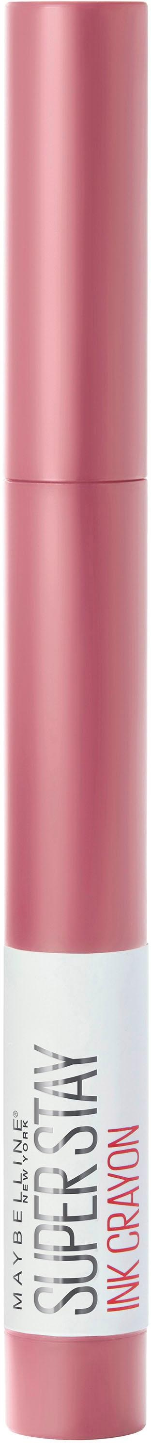 MAYBELLINE NEW YORK Lippenstift »Super Stay Ink Crayon«, mit natürlichen Inhaltstoffen