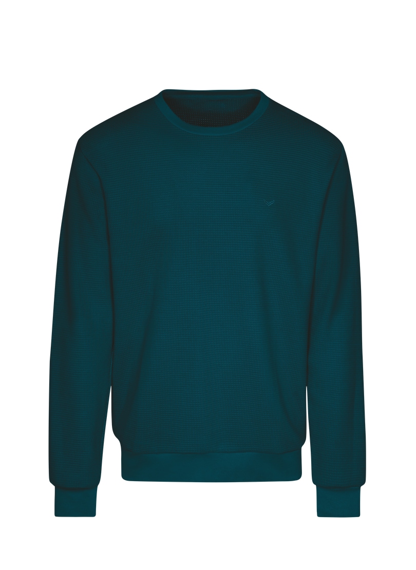 Trigema Sweatshirt »TRIGEMA Sweatshirt in Waffeloptik«
