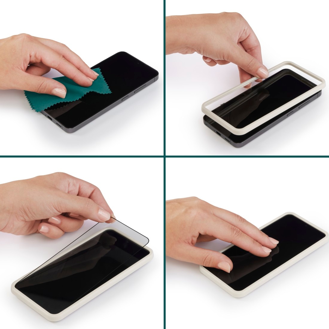 Hama Displayschutzglas »Handy-Schutzglas für Samsung Galaxy A27 5G« für Samsung Galaxys A27 5G 10H-Härte, D3O, Fullscreen, Anti-Fingerabdruck