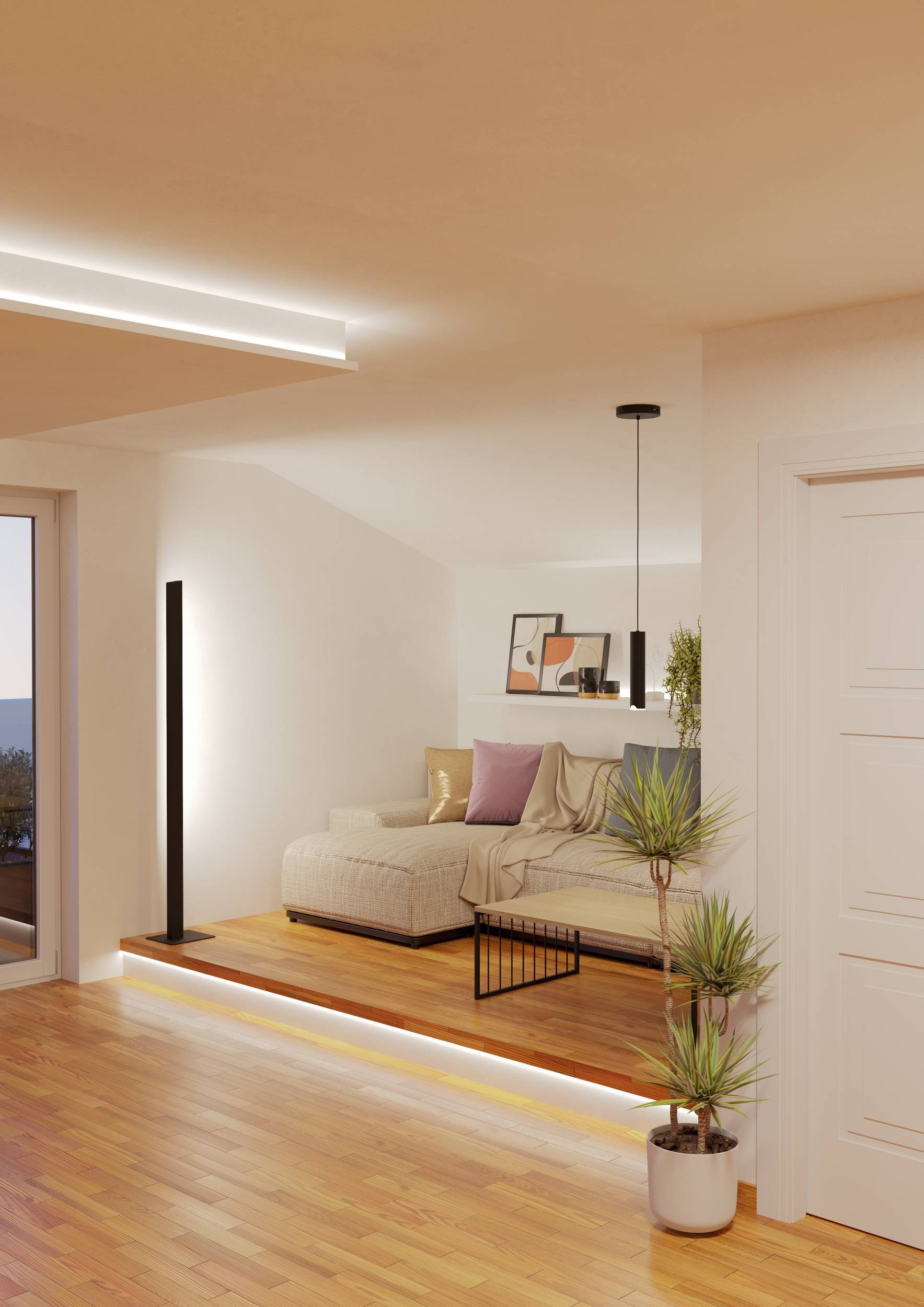 EGLO Hängeleuchte »Balmorta-Z Hängelampe, Pendelleuchte, Metall, ZigBee, Pendellampe« LED-Modul 1 Stk. Kaltweiß | RGB