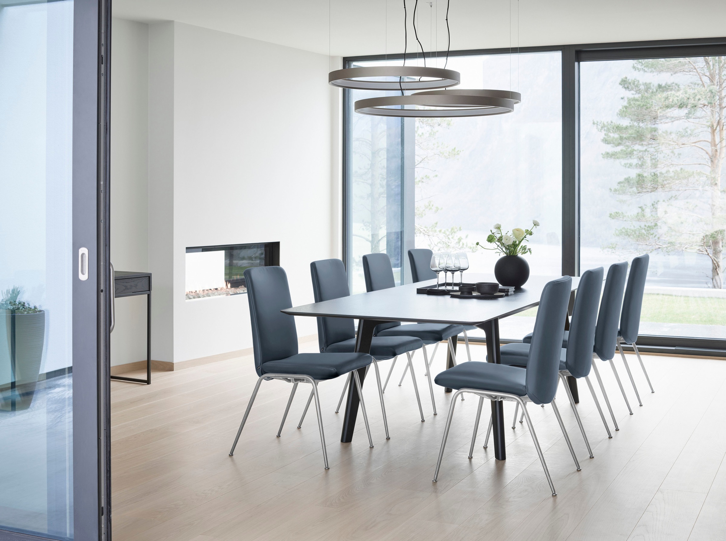 Stressless® Polsterstuhl »Laurel«, Leder PALOMA, Low Back, Größe L, mit Beinen aus Stahl in Chrom glänzend