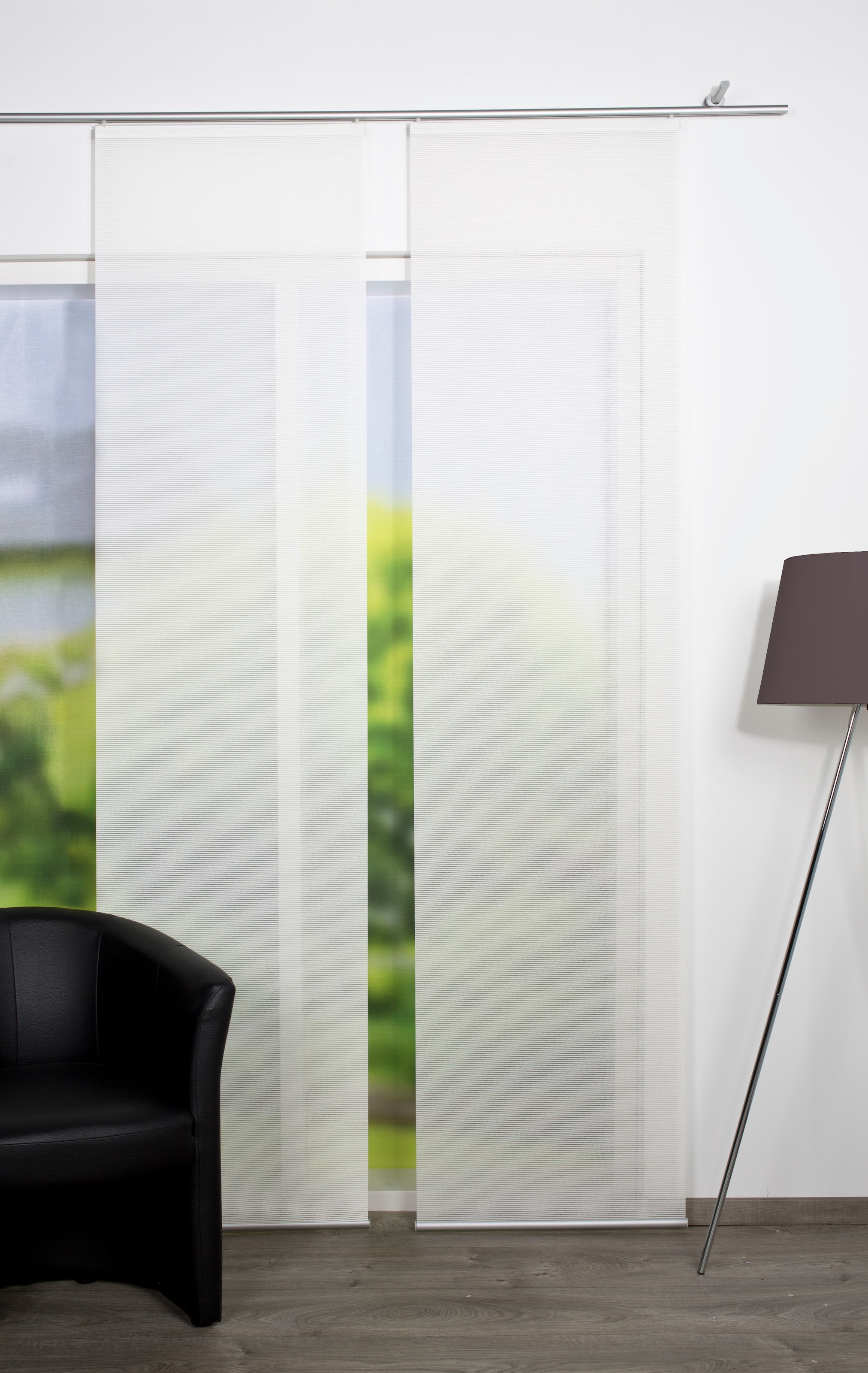 Vision S Schiebegardine »ROM« Paneelwagen 1 Stk. tlg. Schiebevorhang, Uni, Bambus