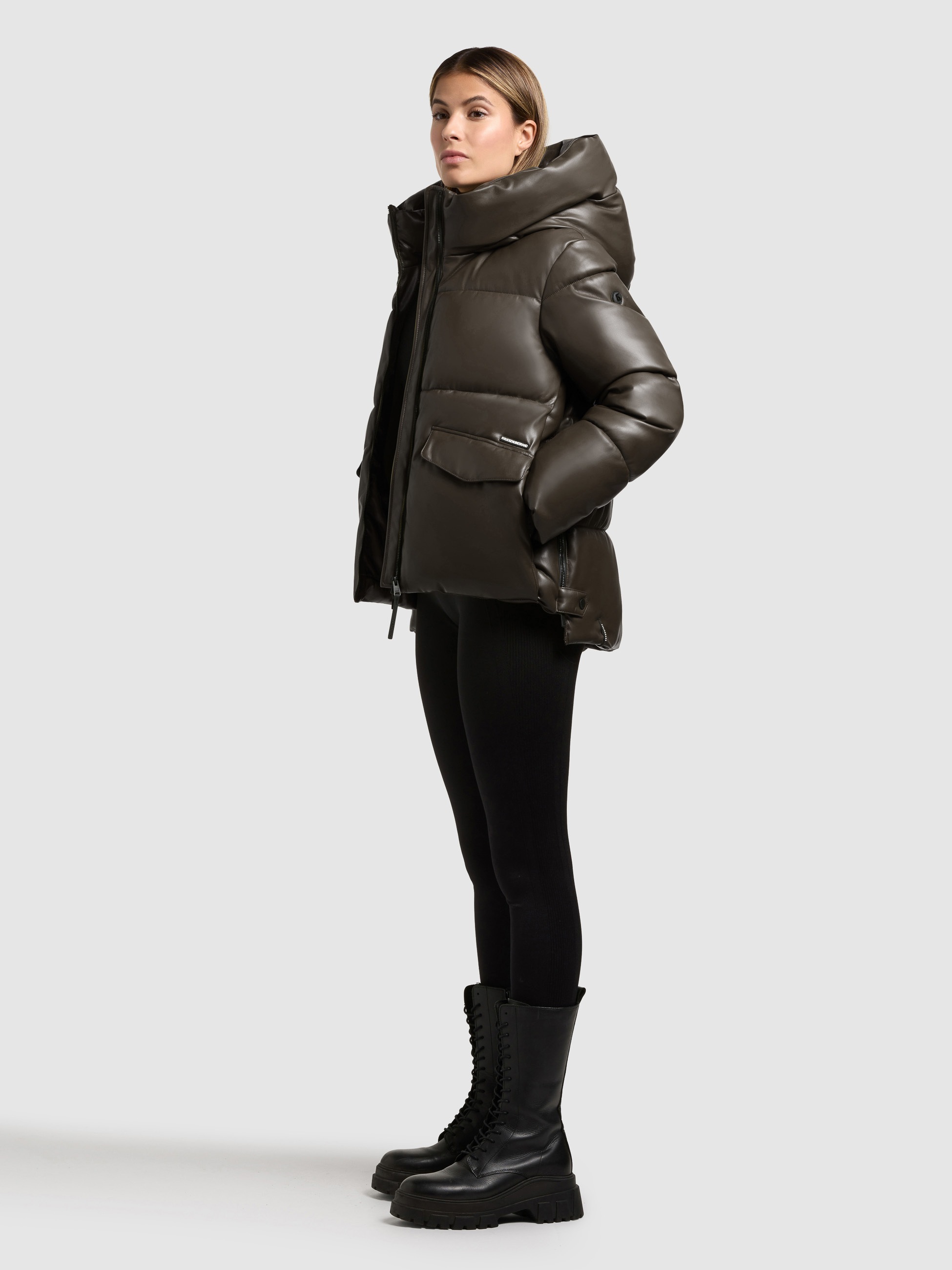 Thumbnail - khujo Lederimitatjacke "AURORA" mit Kapuze