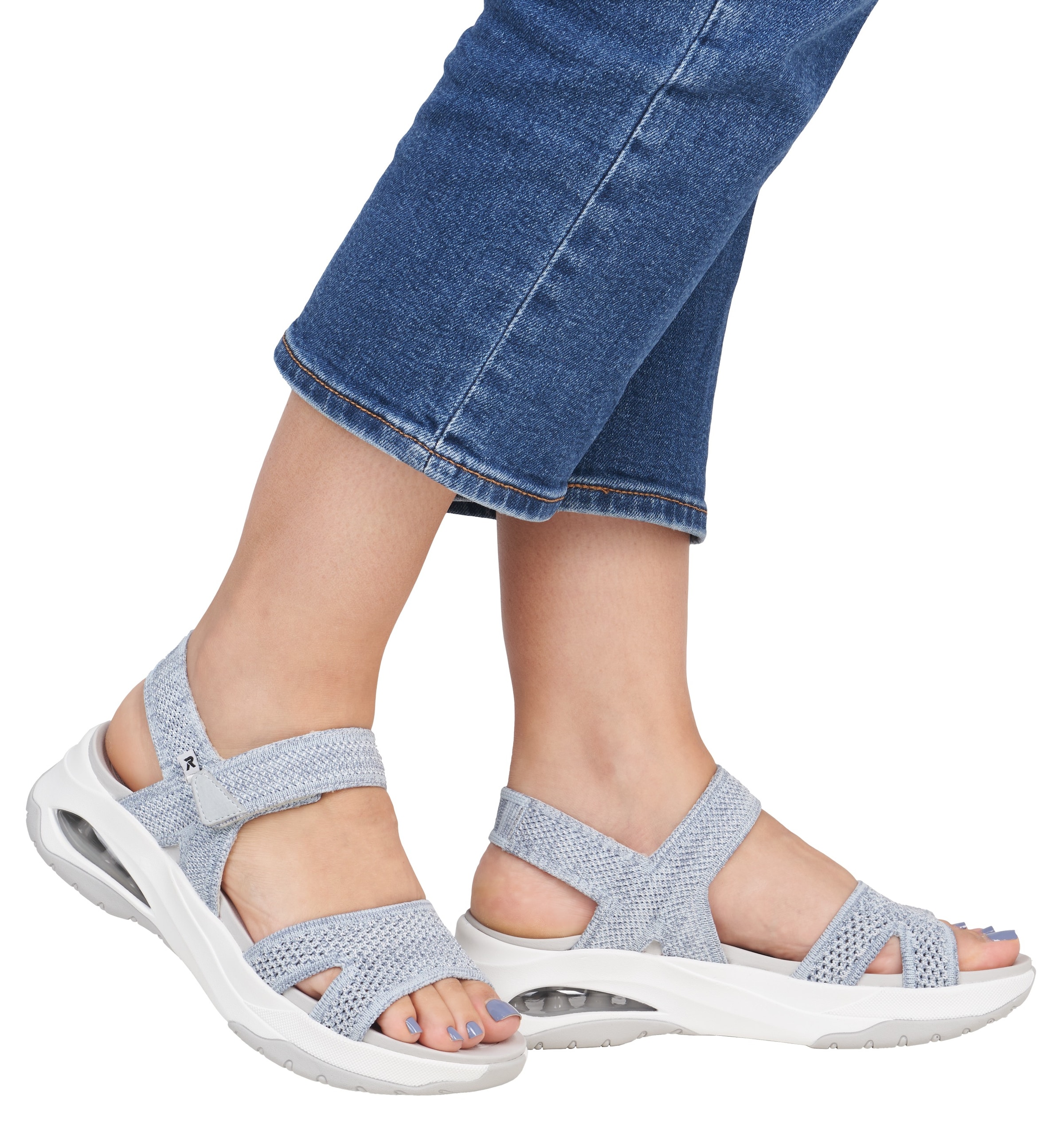 RIEKER Sport Sandale »Byron Bay«, Sport-Sandale, Sommerschuh, Outdoorsandale mit weichem Fußbett