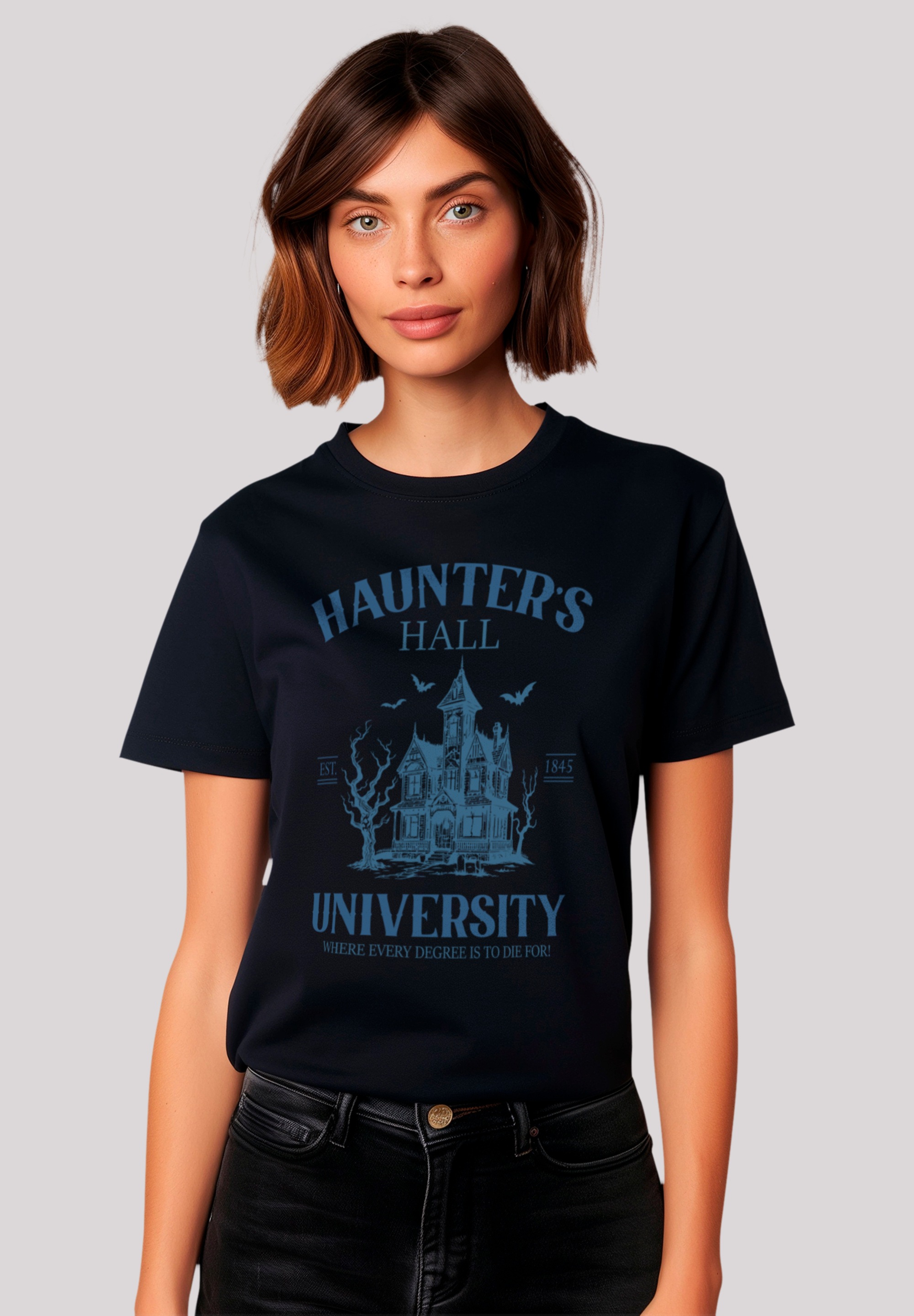 F4NT4STIC T-Shirt "Halloween University Haunters hall", Premium Qualität, H günstig online kaufen