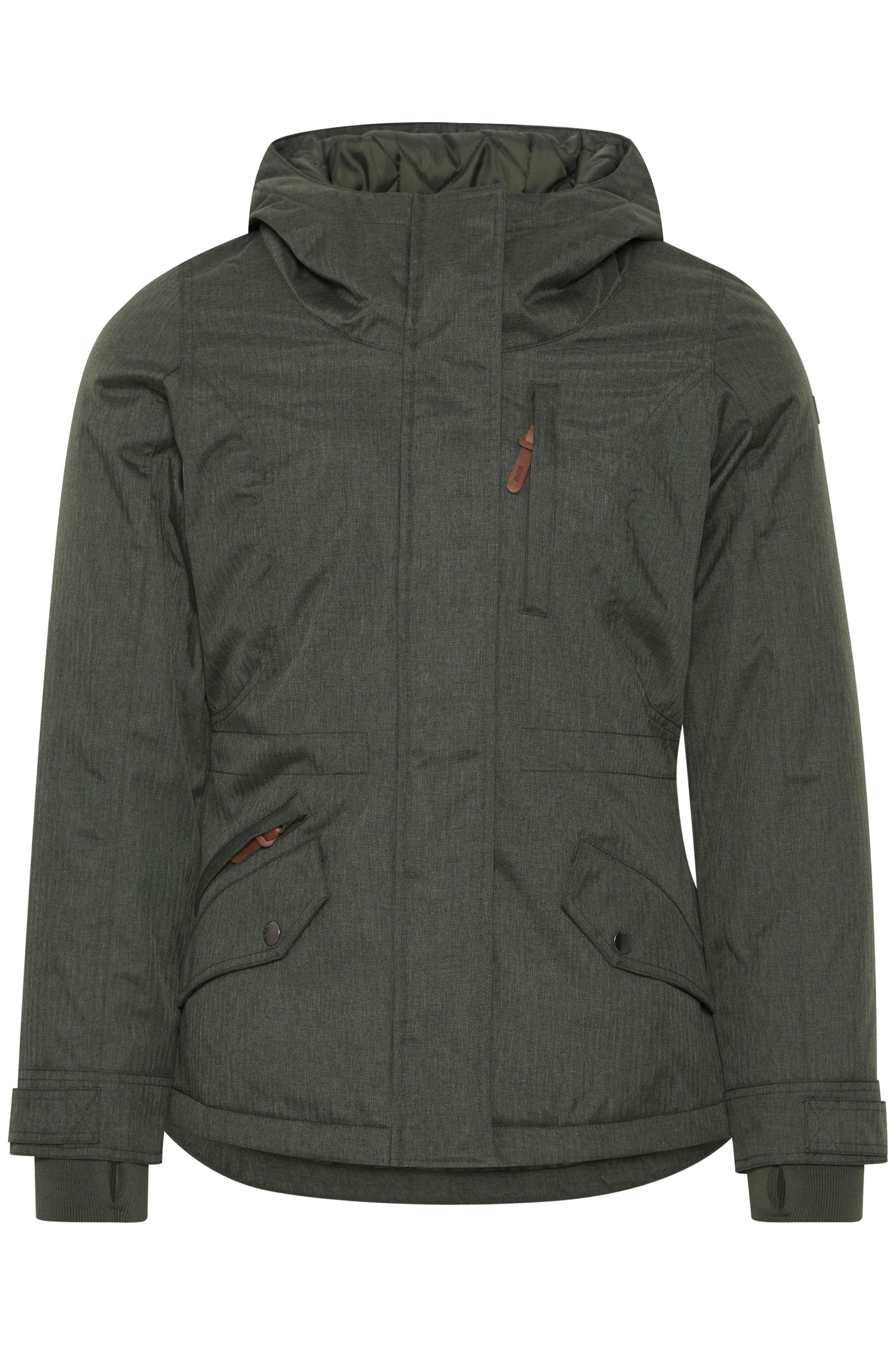 OXMO Damen Kurzjacke "Kurzjacke OXBellissa", grün, Gr. L, Obermaterial: 100% Polyester PES., Jacken