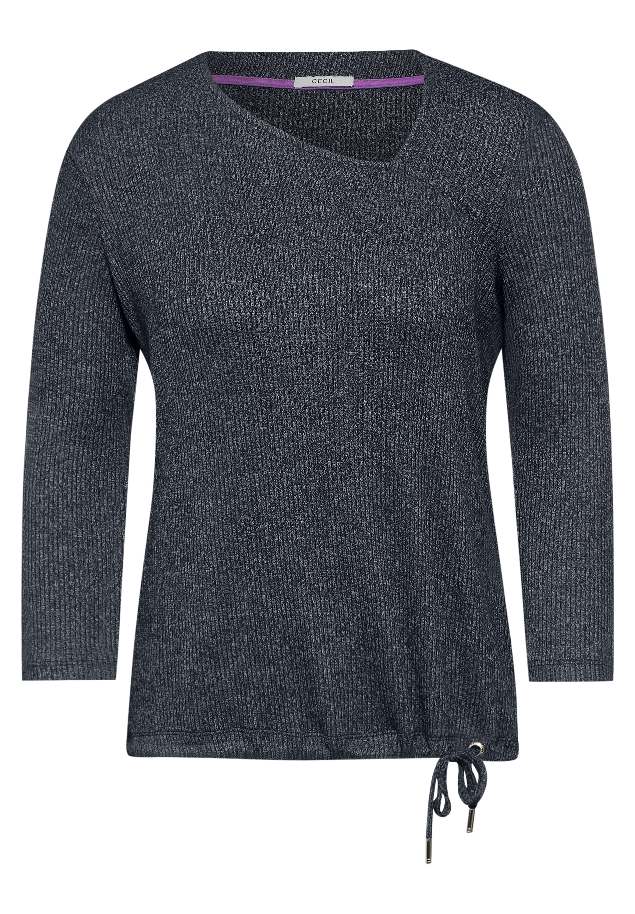Cecil 3/4-Arm-Shirt, aus softem Materialmix