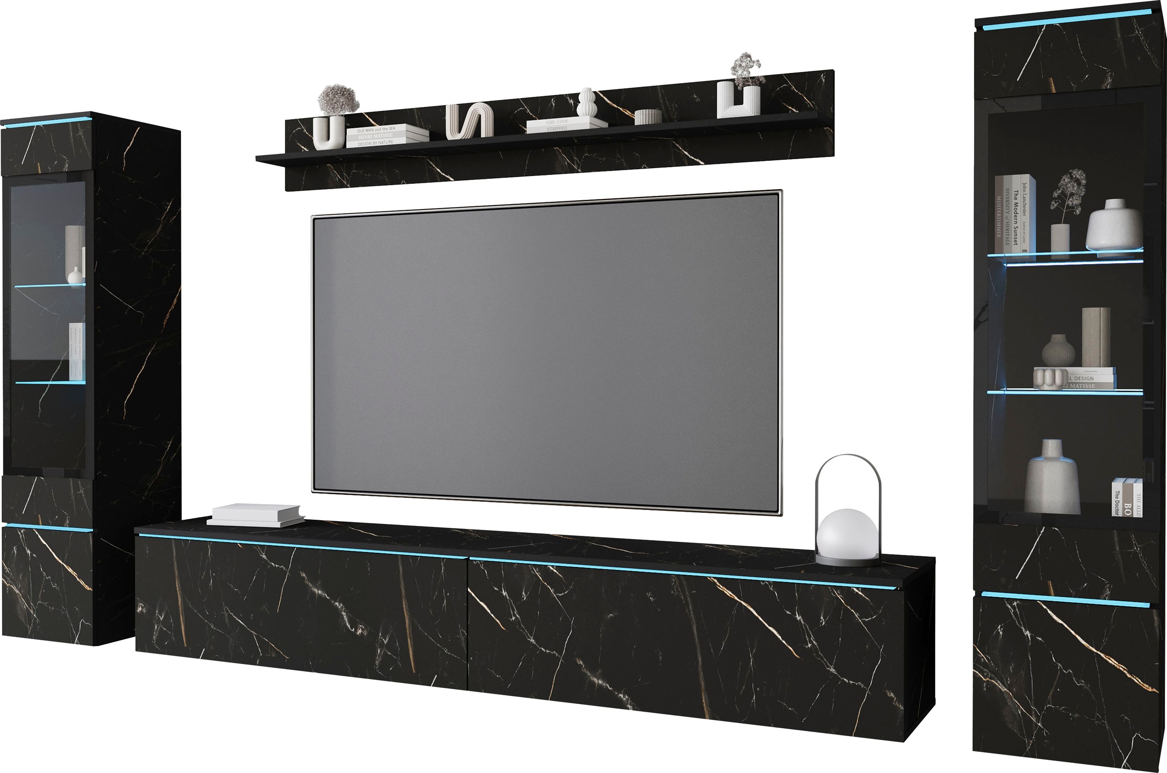 INOSIGN Wohnwand "VERA II" Komplett-Set, 4 Stk. tlg. günstig online kaufen