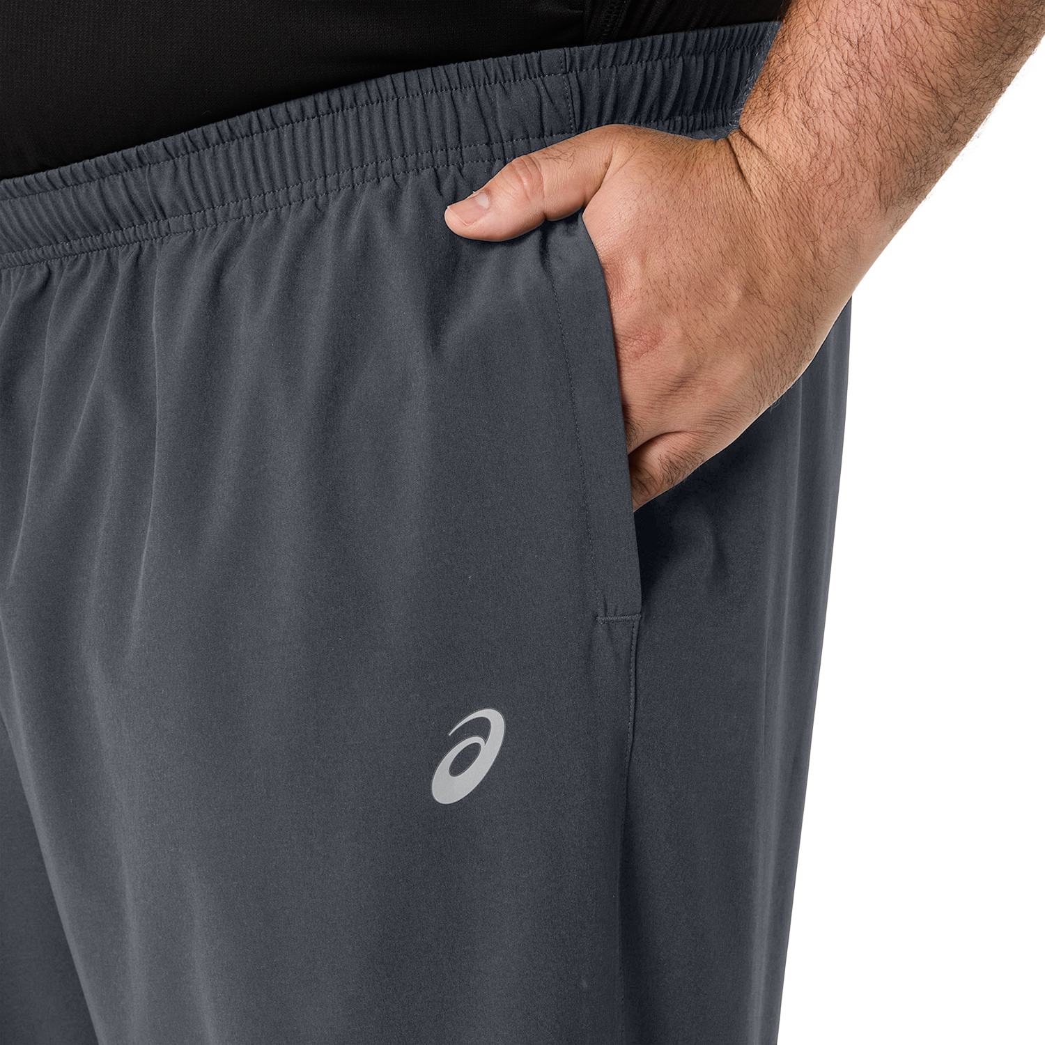 Asics Laufhose »ASICS CORE WOVEN PANT«  Schnelltrocknend, Reflektierend, Smartphone-Fach