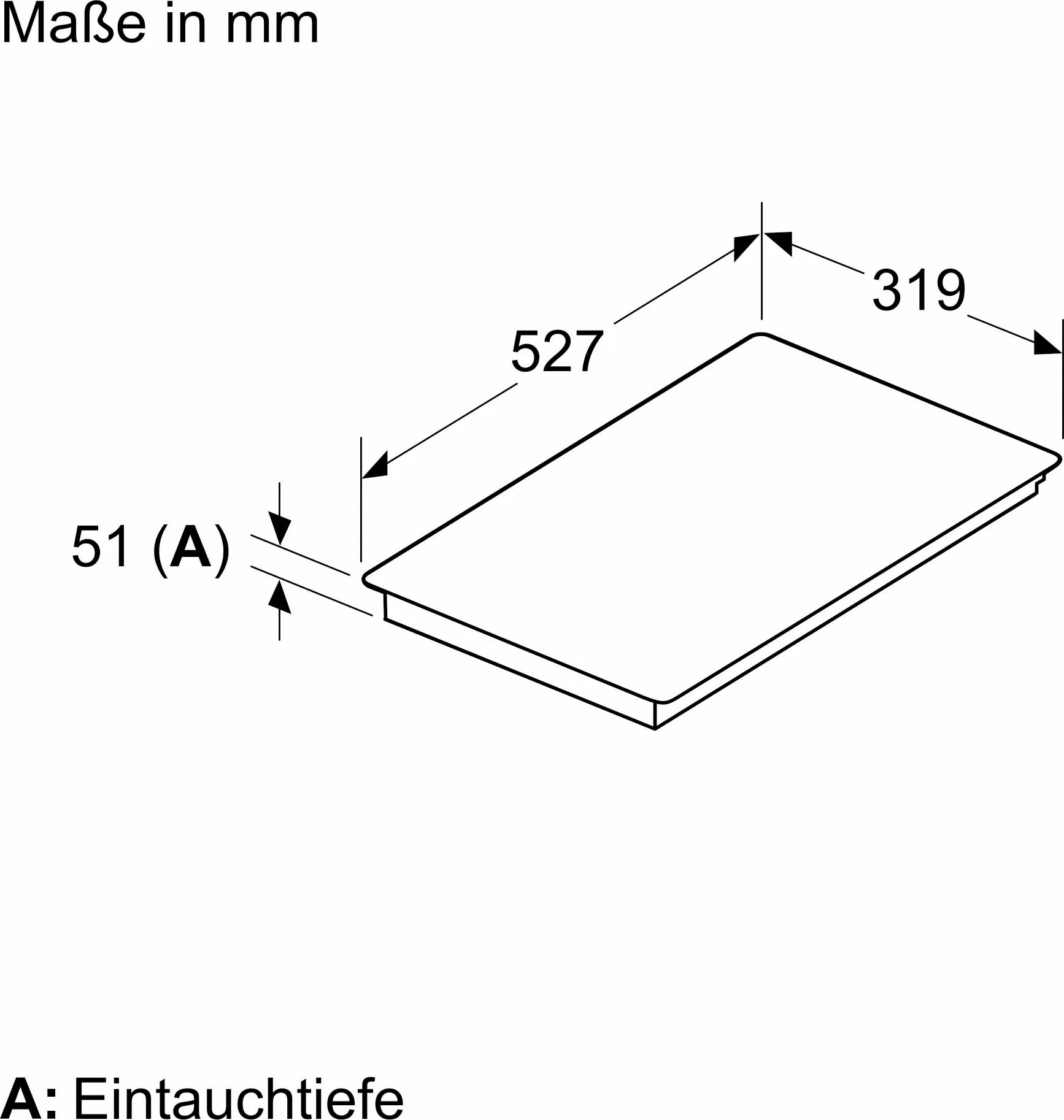 NEFF Flex-Induktions-Kochfeld von SCHOTT CERAN® »T63TDX1L0«, mit einfacher Touch Control Bedienung