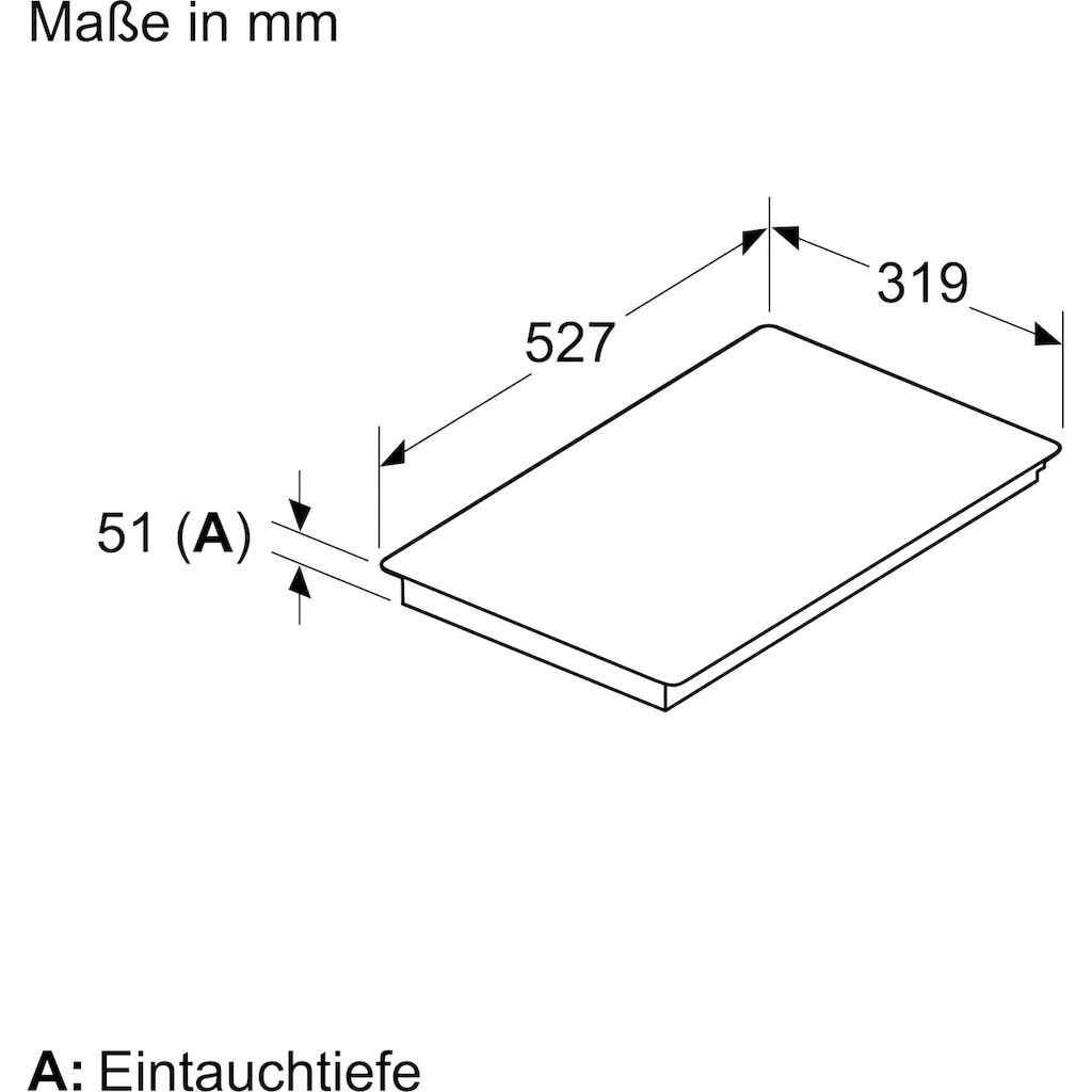 NEFF Flex-Induktions-Kochfeld von SCHOTT CERAN® »T63TDX1L0«, T63TDX1L0