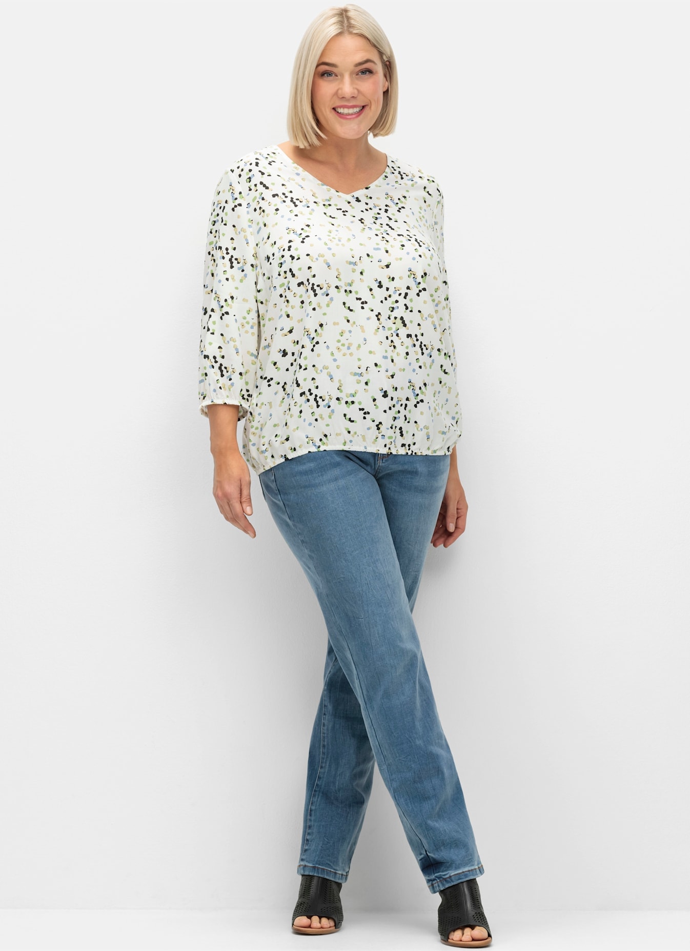 Sheego Druckbluse