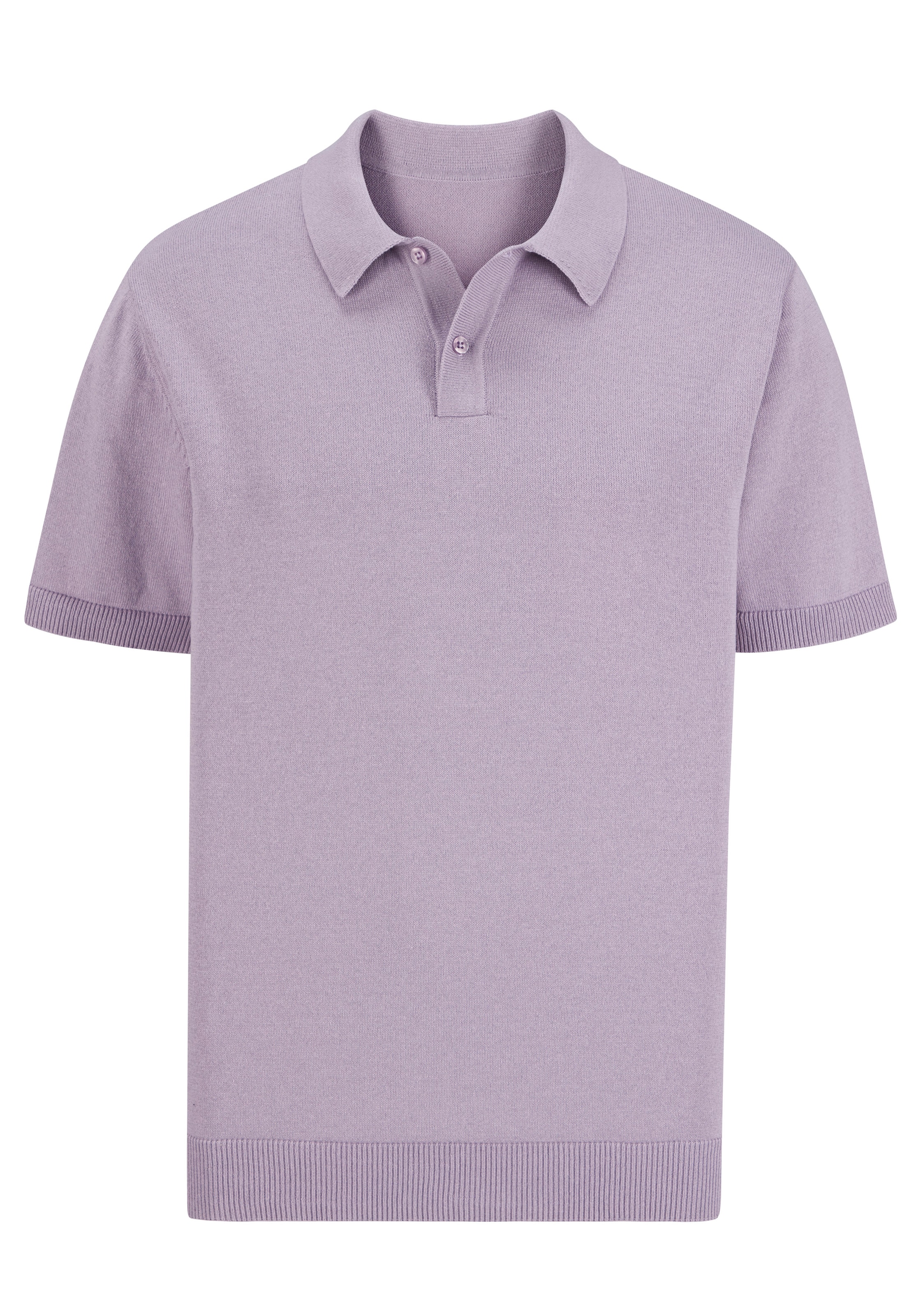 H.I.S Kurzarmshirt »aus Feinstrick«, - mit Polokragen und Knopfleiste, pflegeleichte Baumwollmischung