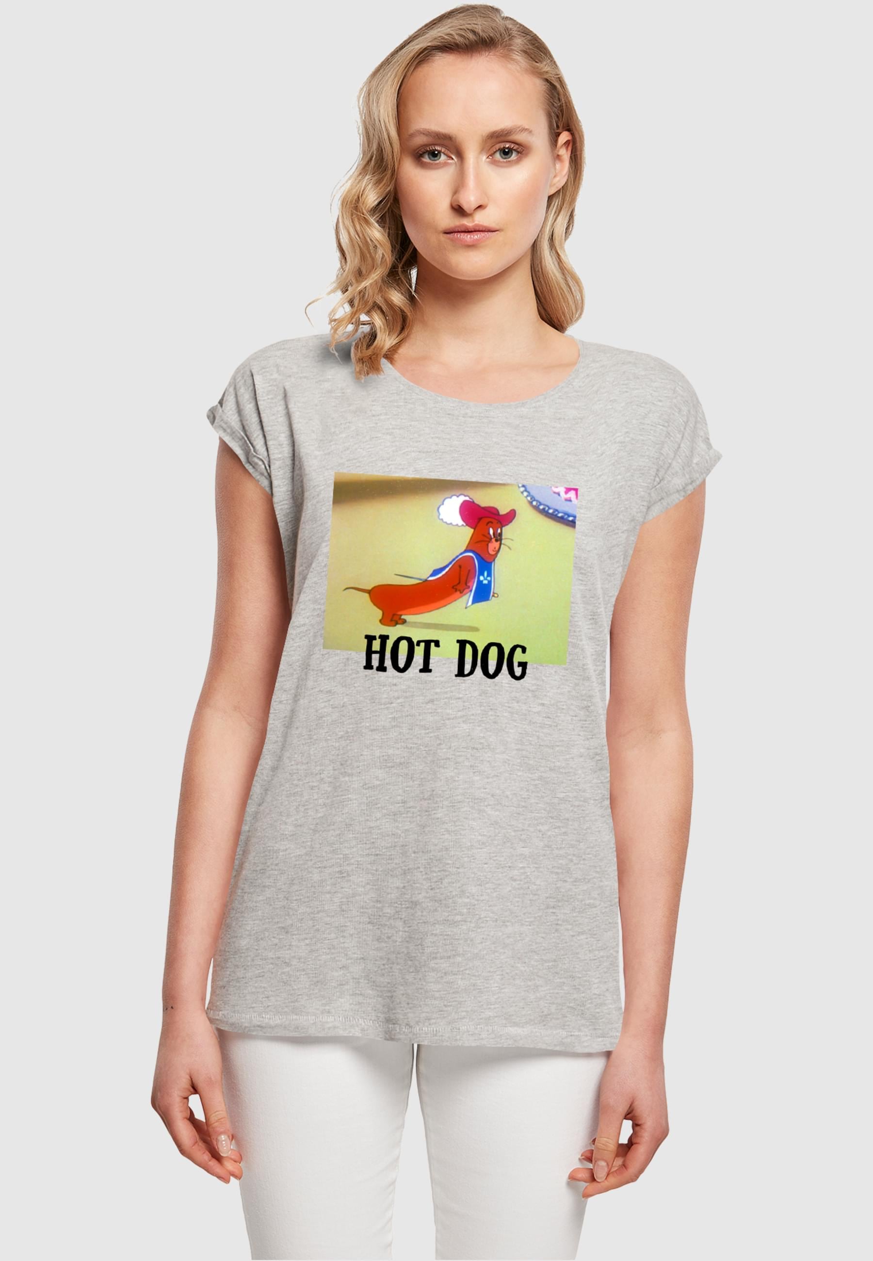 ABSOLUTE CULT T-Shirt »ABSOLUTE CULT Damen Ladies Tom and Jerry - Hot Dog T-Shirt«, (1 tlg.)