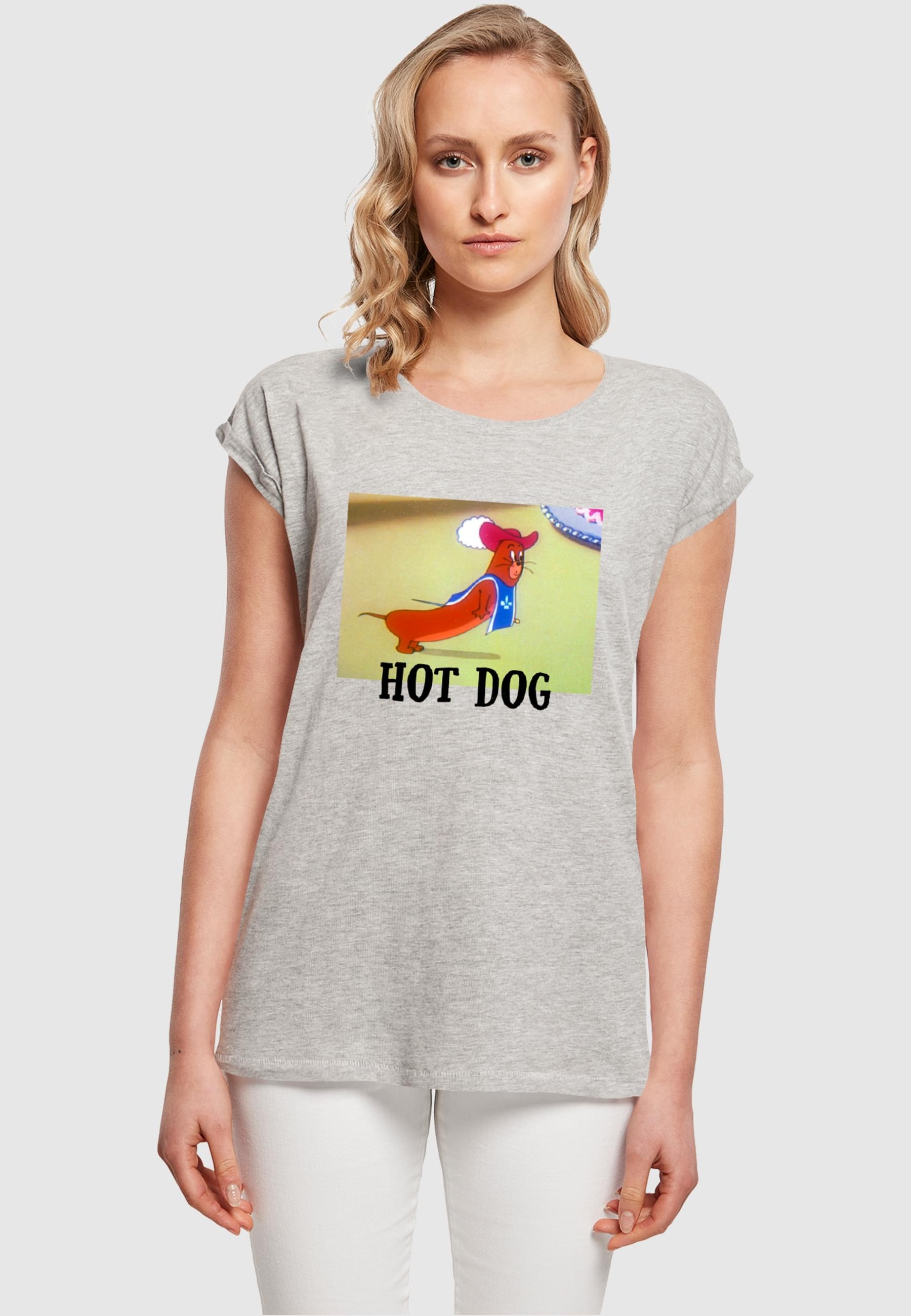 Thumbnail - ABSOLUTE CULT T-Shirt "ABSOLUTE CULT Damen Ladies Tom and Jerry - Hot Dog T-Shirt", (1 tlg.)