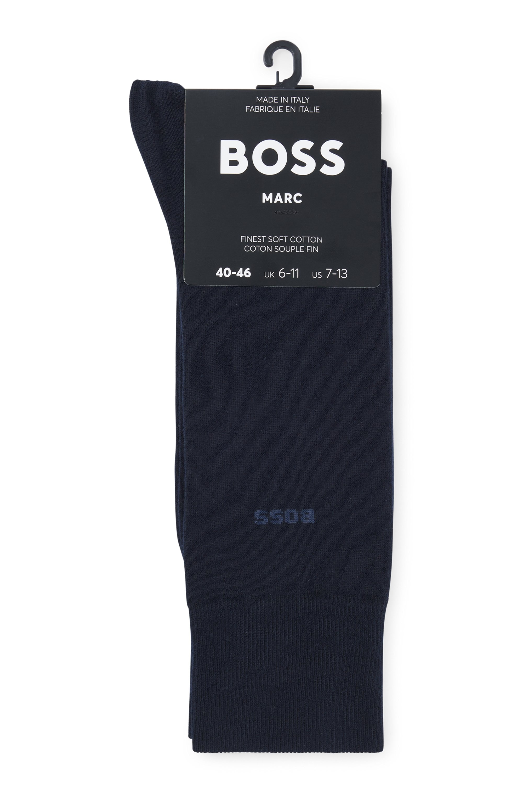 BOSS Basicsocken »Marc RS Uni«, mit eingesticktem Logoschriftzug