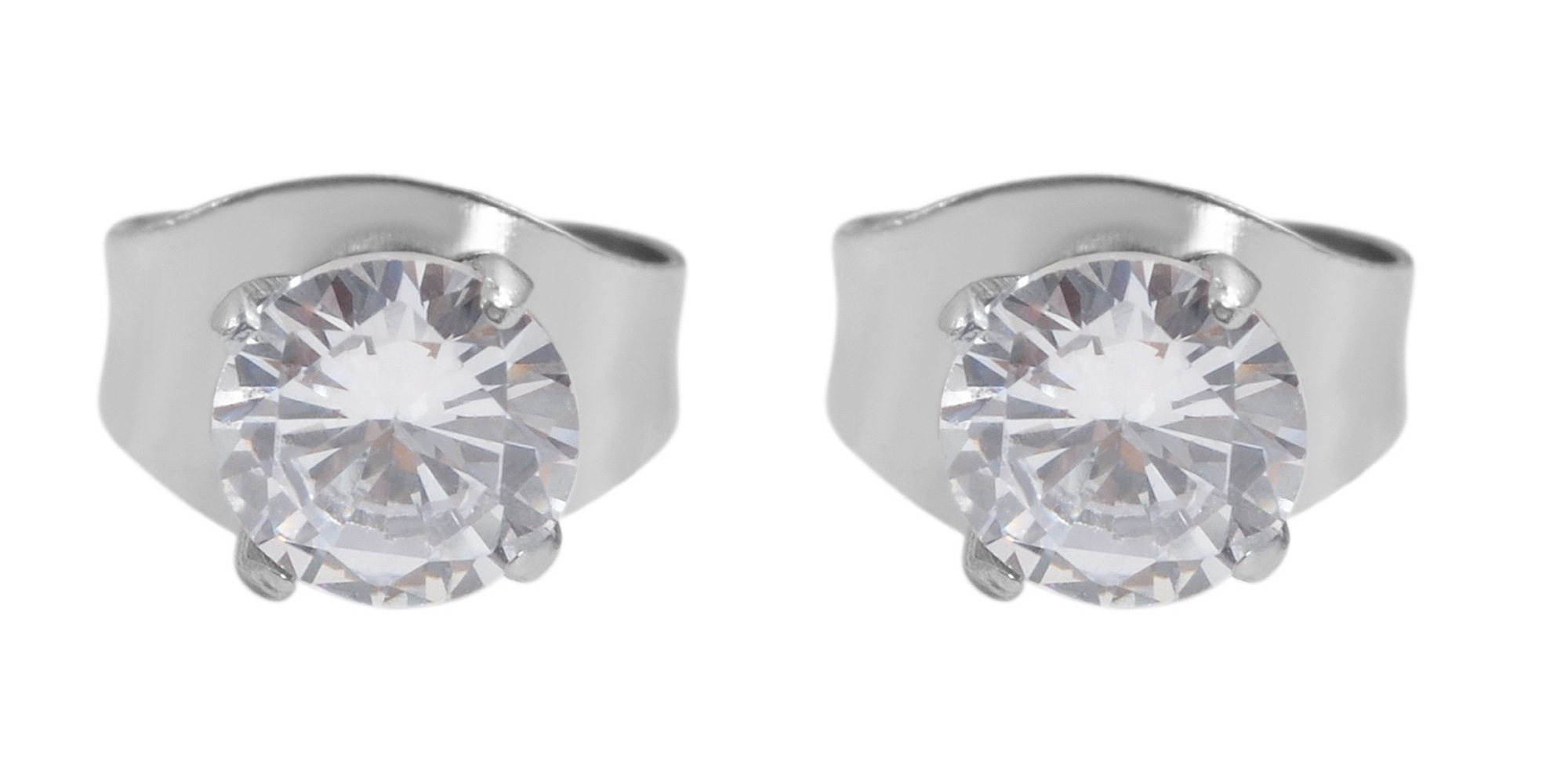 Adelia´s Paar Ohrhänger "Damen Ohrringe – Ohrstecker aus Edelstahl mit Zirk günstig online kaufen