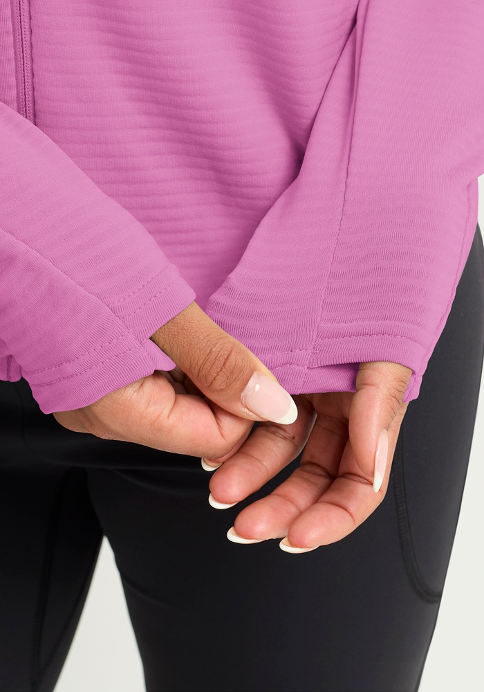 Jack Wolfskin Fleecejacke »LITESTRIDE HOODED FZ W« mit Kapuze atmungsaktiv, leicht, Übergangsjacke