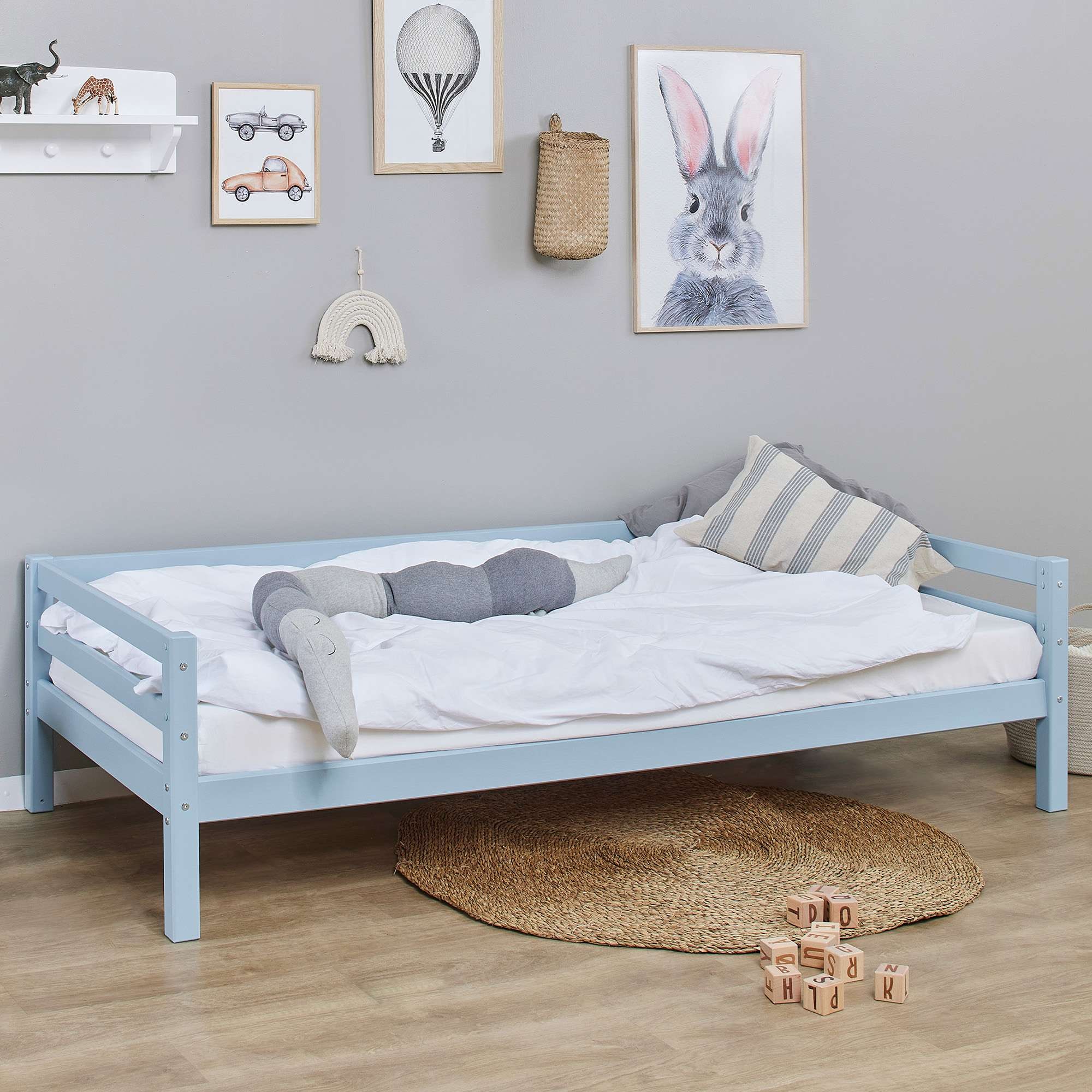 Hoppekids Kinderbett "ECO Dream MY COLOR, Einzelbett, Juniorbett 90x200", m günstig online kaufen