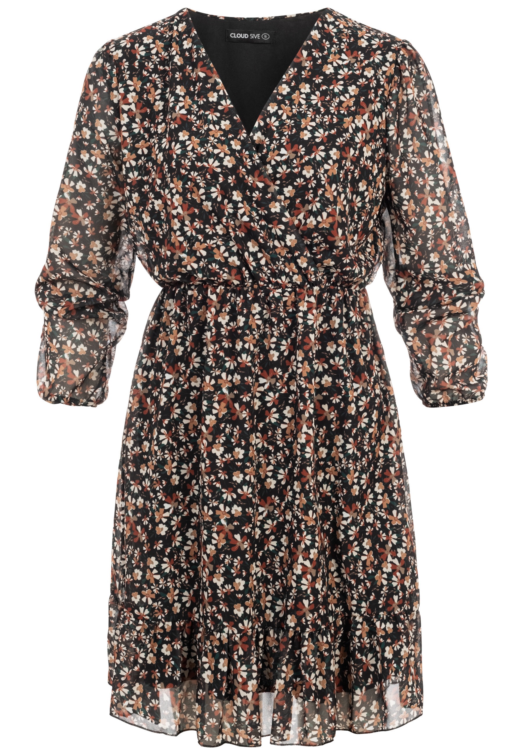 CLOUD 5IVE A-Linien-Kleid "CLOUD 5IVE Longsleeve Dress" 1 tlg.
