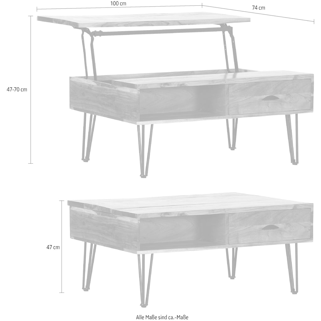 Gutmann Factory Couchtisch »Grace«