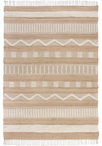 FLAIR RUGS Teppich »Medina«, rechteckig, 12 mm Höhe, Boho-Look, aus Naturfasern wie... kaufen