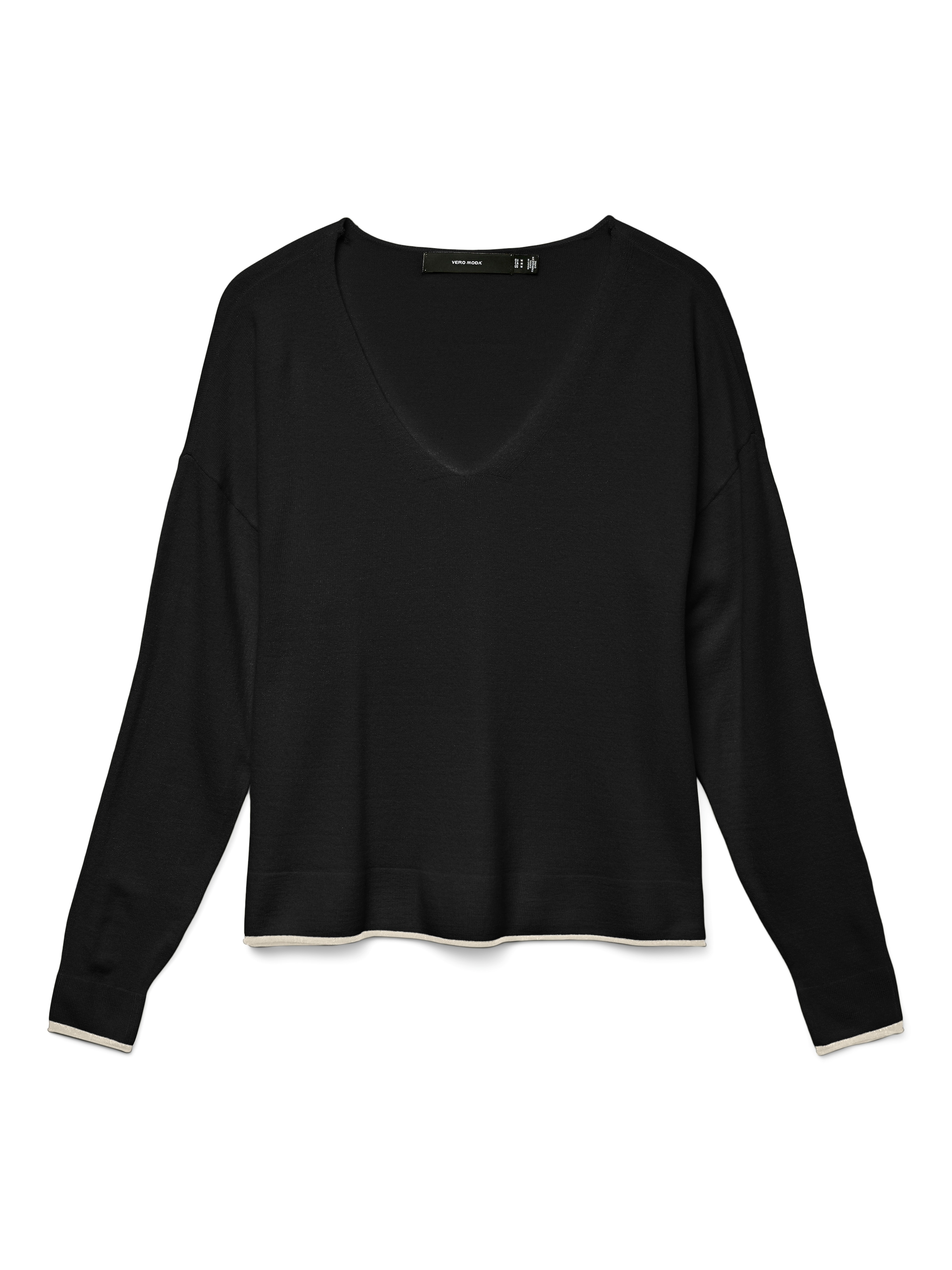 Vero Moda V-Ausschnitt-Pullover "VMBREEZE LS V-NECK PULLOVER GA BOO" günstig online kaufen