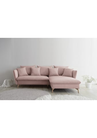 Ecksofa »MERLE, 258 cm, L-Form, Cord,«